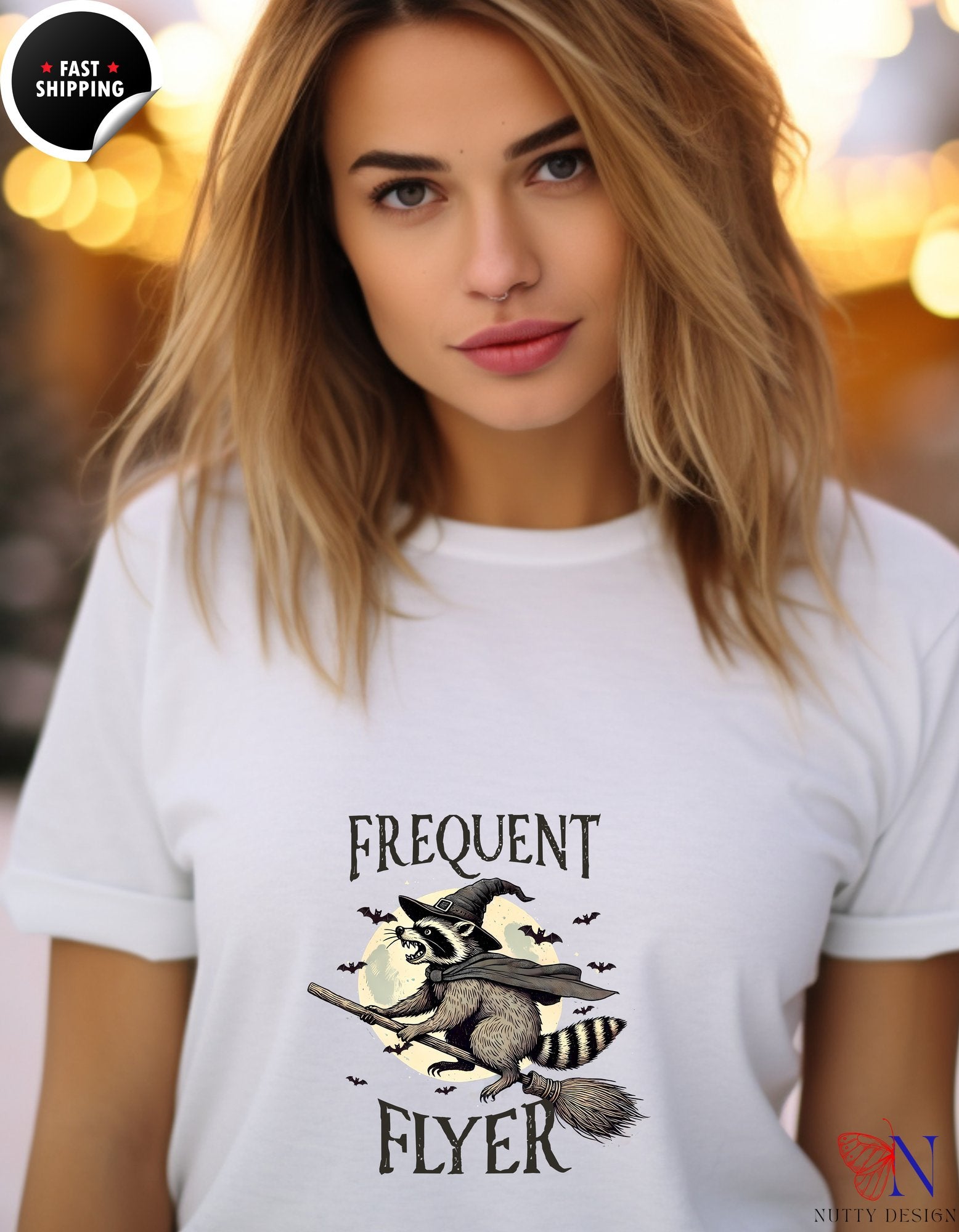 FREQUENT FLYER T-Shirt, Wanderlust Shirt, Adventure Tee, Tra - Tees_White W