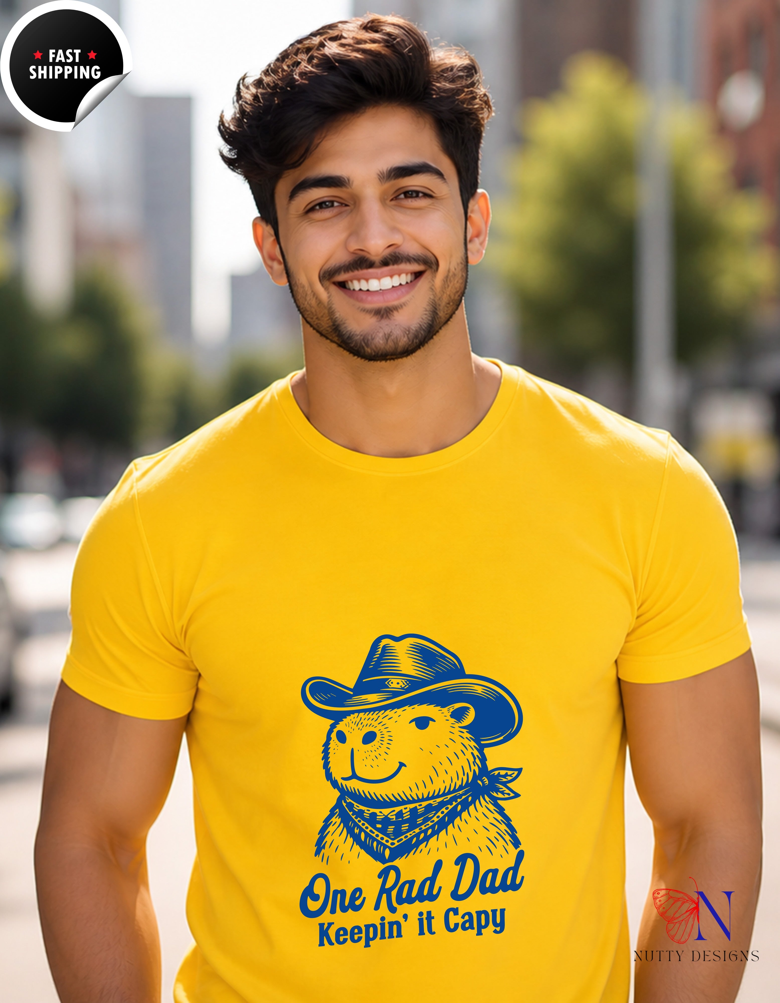 One Rad Dad Keepin It Capy T-Shirt - Funny Dad Gift