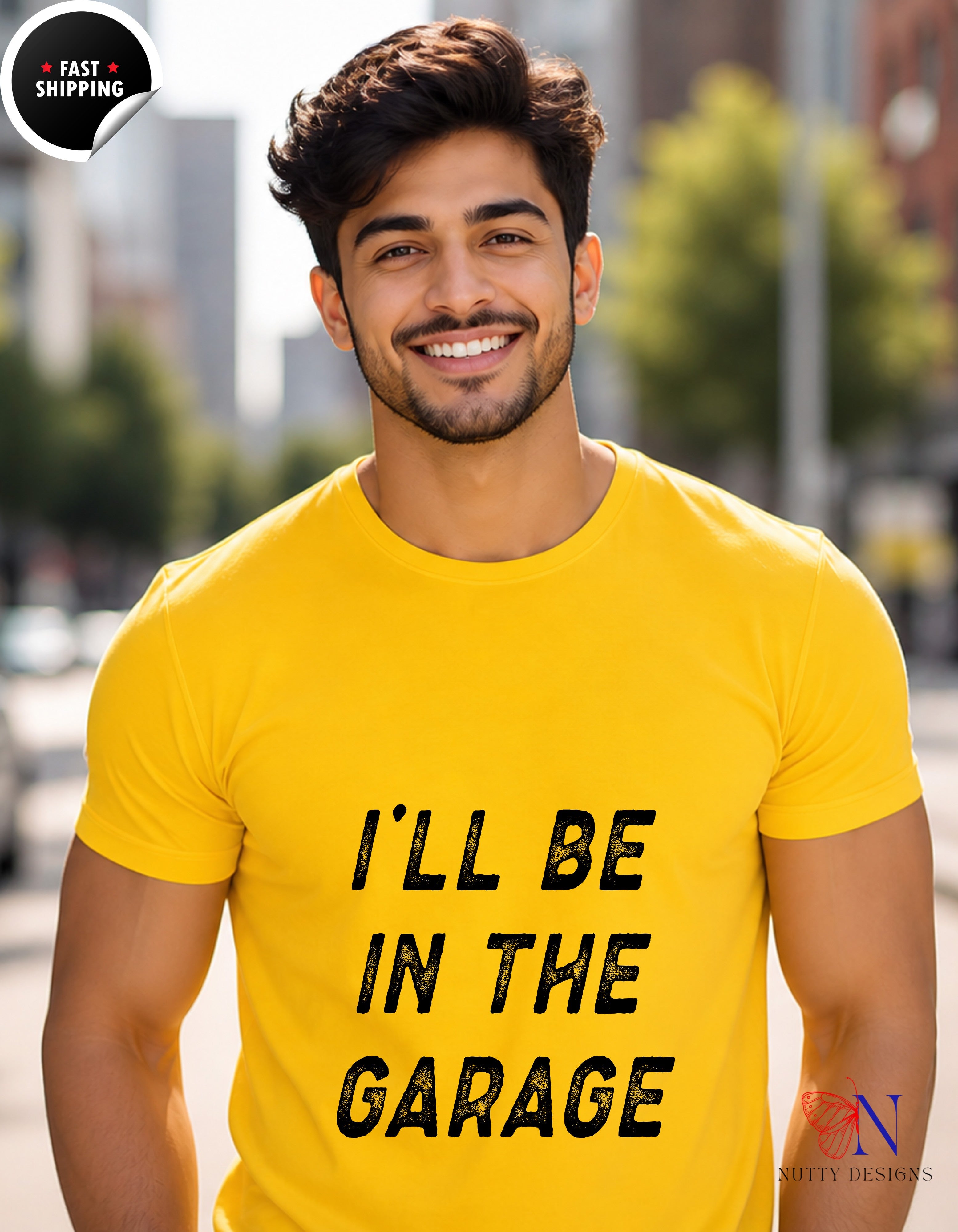 I'll Be In The Garage T-Shirt - Funny Dad Gift