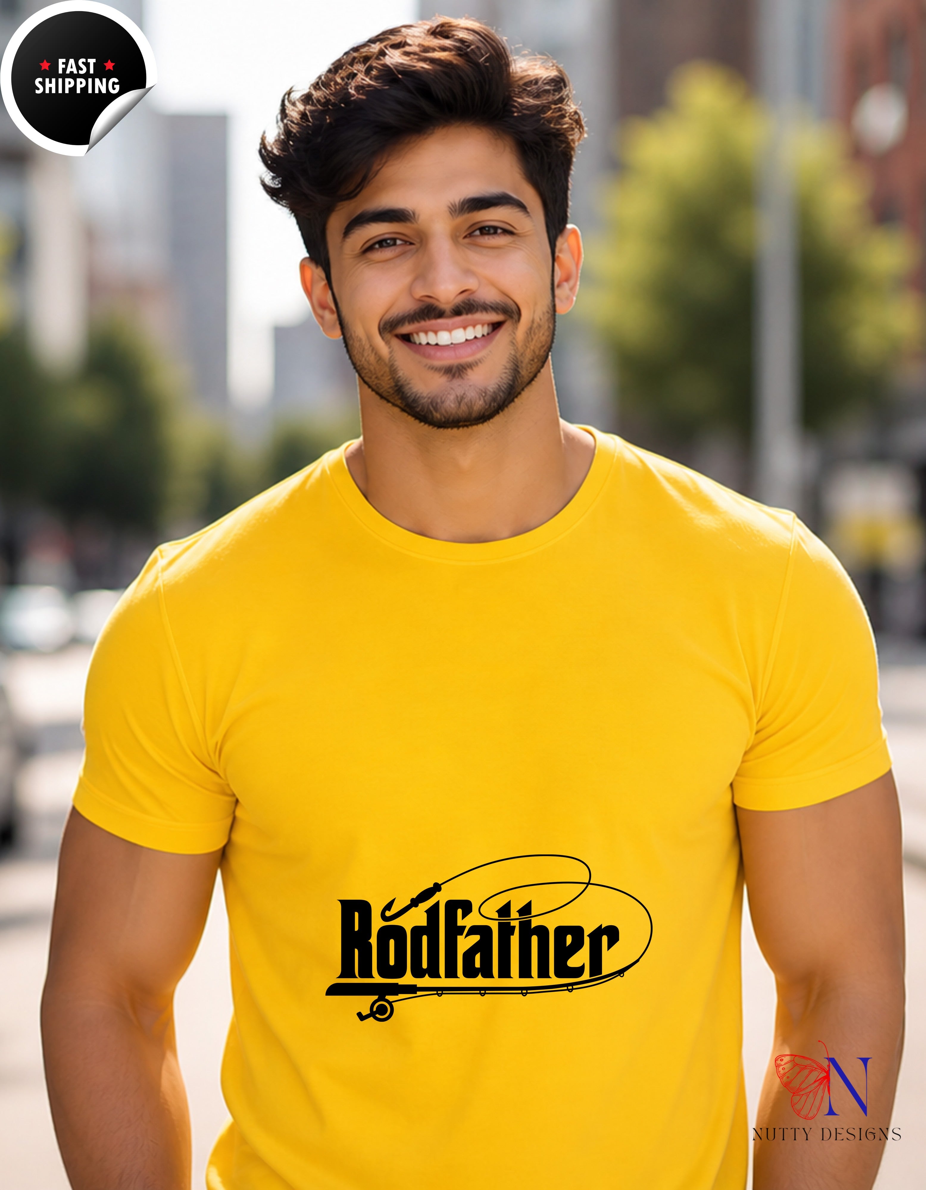 The Rodfather T-Shirt - Funny Dad Gift