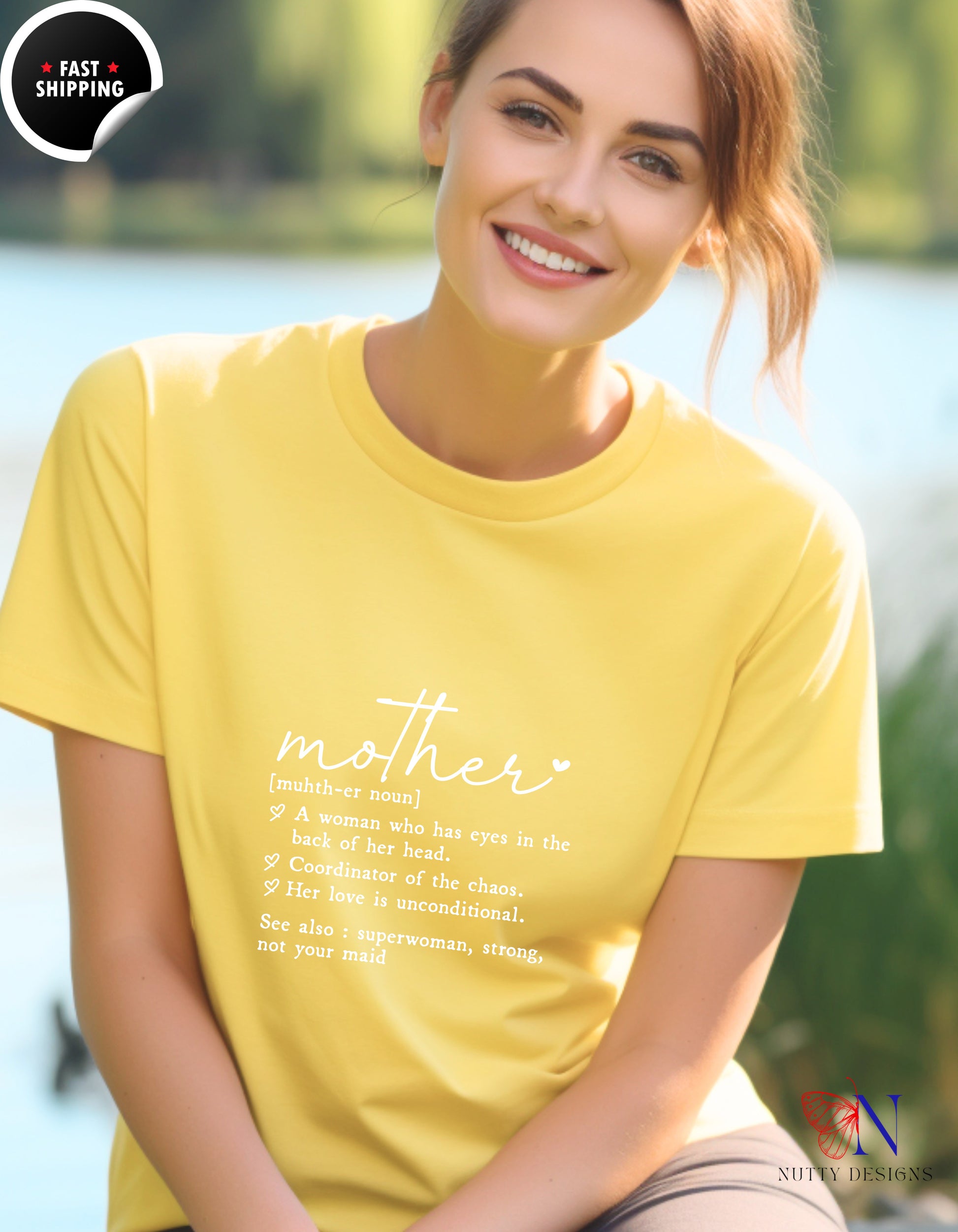 Mother Definition Dictionary t-shirt lifestyle mockup - Mother's Day gift