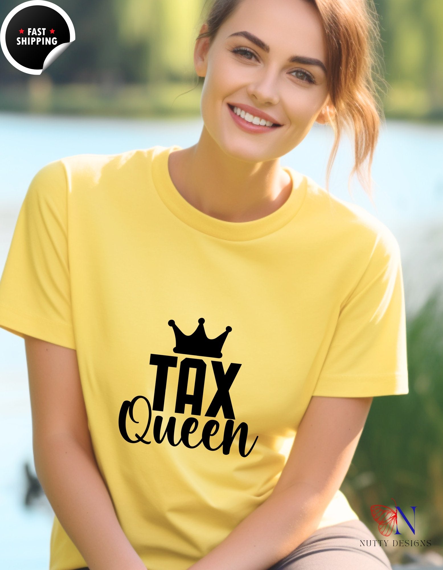 What The FICA, Funny Accounting, CPA, Tax Preparer T-Shirt F - Tees_Yellow W