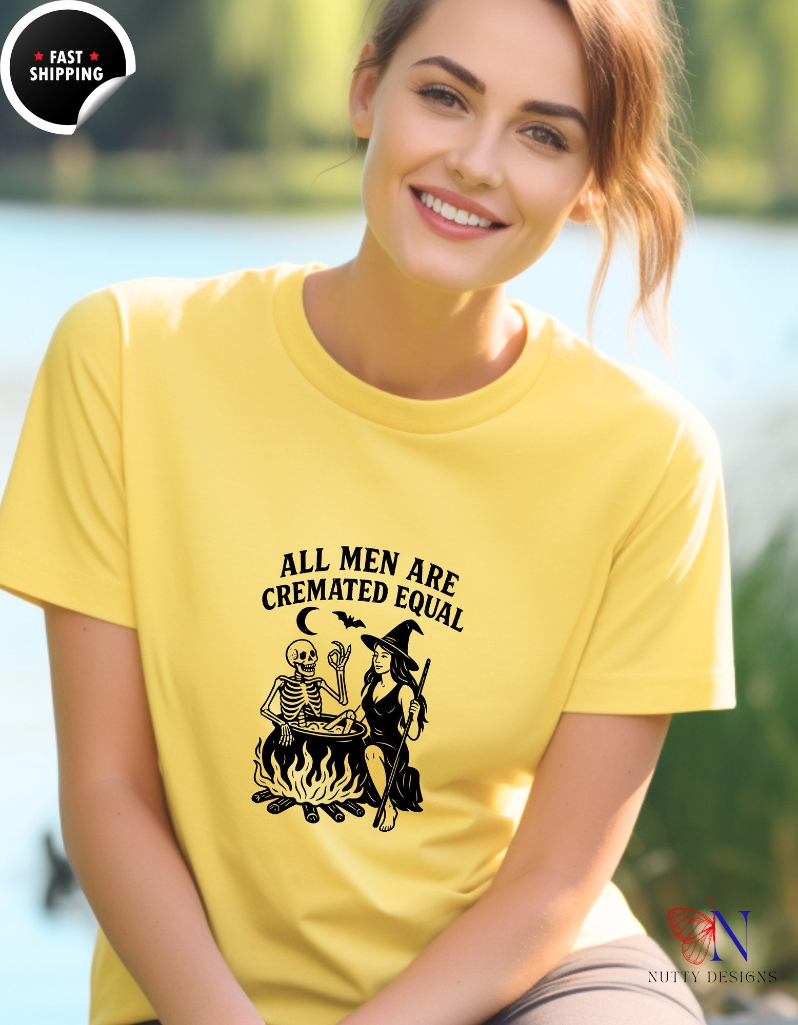 All Men Are Created Equal But Only The Finest Play Cricket | - Tees_Yellow W