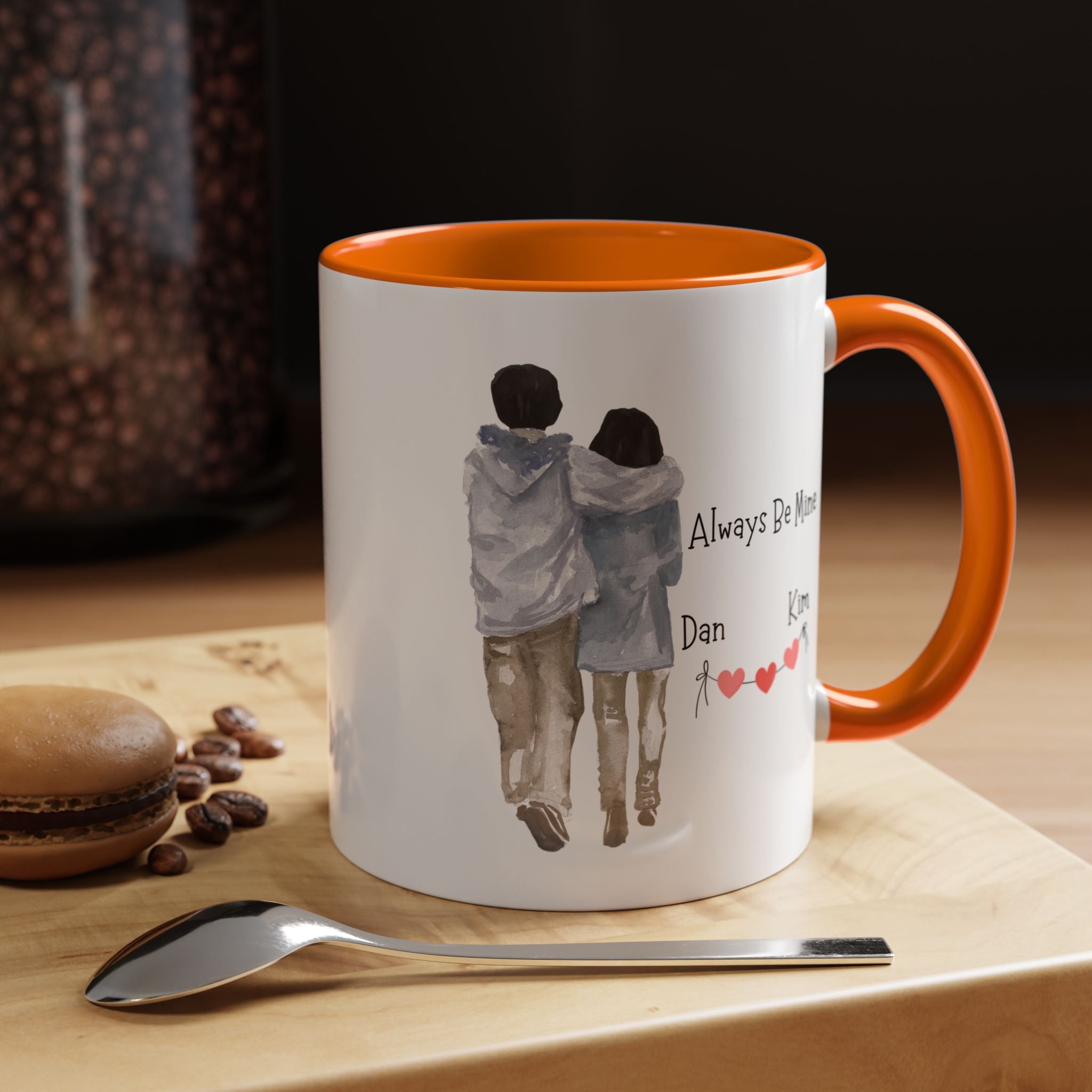 Always Be Mine Personalized Romantic Mug, , Accent Cup 11/15oz, Anniversary Valentines , V-Day, Couples Gift, Perfect for Spouse, GF or bf