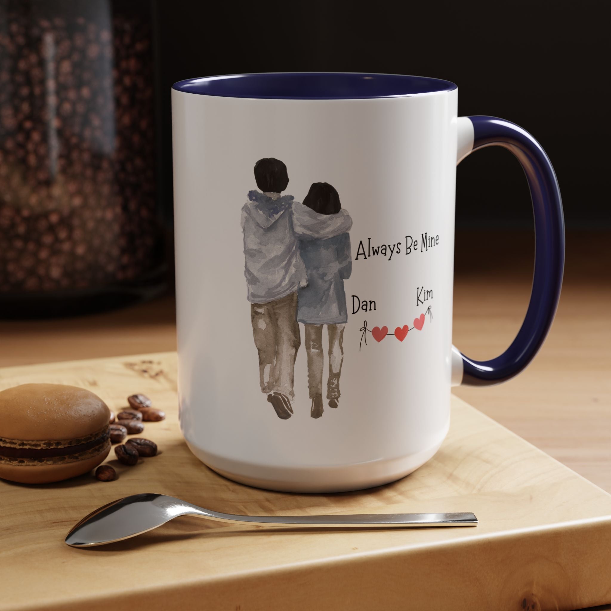 Always Be Mine Personalized Romantic Mug, , Accent Cup 11/15oz, Anniversary Valentines , V-Day, Couples Gift, Perfect for Spouse, GF or bf