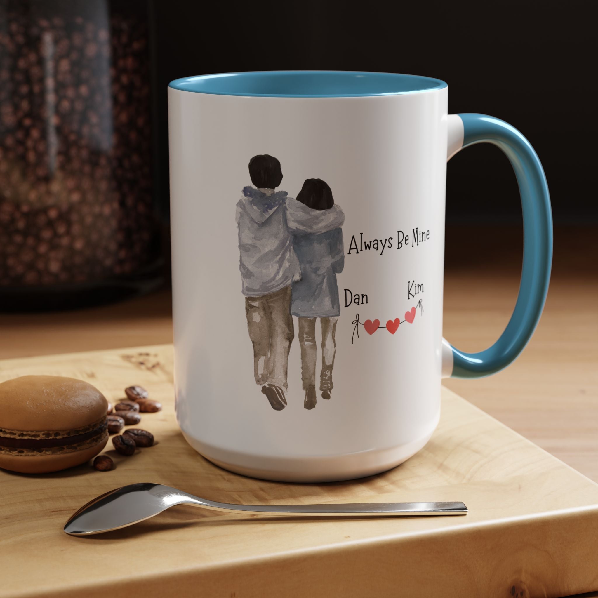 Always Be Mine Personalized Romantic Mug, , Accent Cup 11/15oz, Anniversary Valentines , V-Day, Couples Gift, Perfect for Spouse, GF or bf