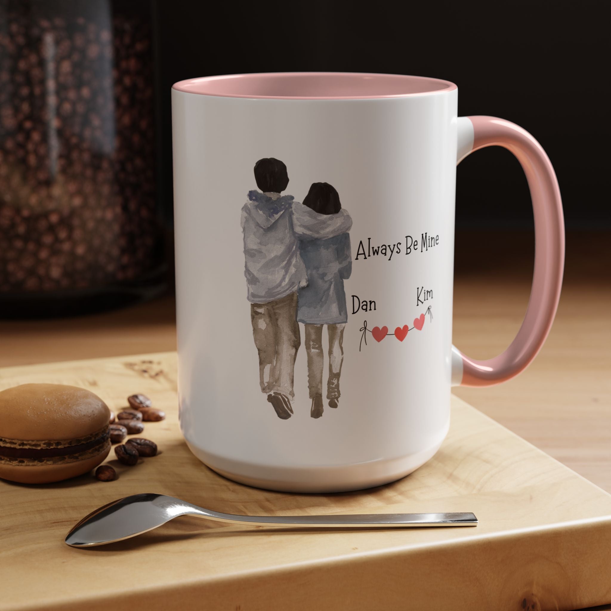 Always Be Mine Personalized Romantic Mug, , Accent Cup 11/15oz, Anniversary Valentines , V-Day, Couples Gift, Perfect for Spouse, GF or bf