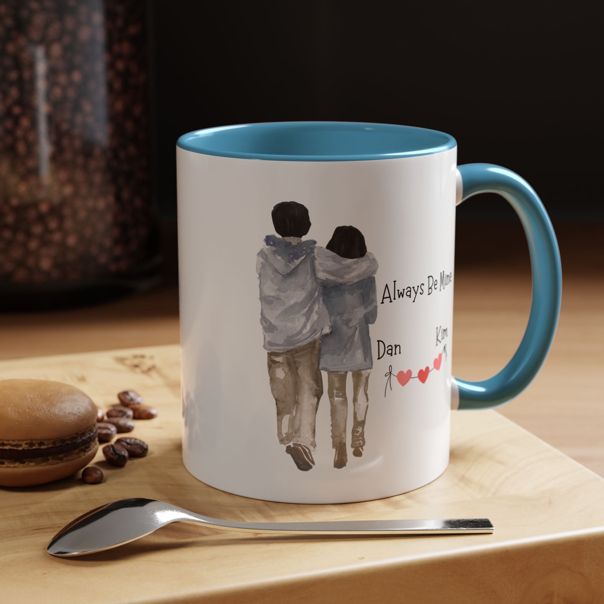 Always Be Mine Personalized Romantic Mug, , Accent Cup 11/15oz, Anniversary Valentines , V-Day, Couples Gift, Perfect for Spouse, GF or bf