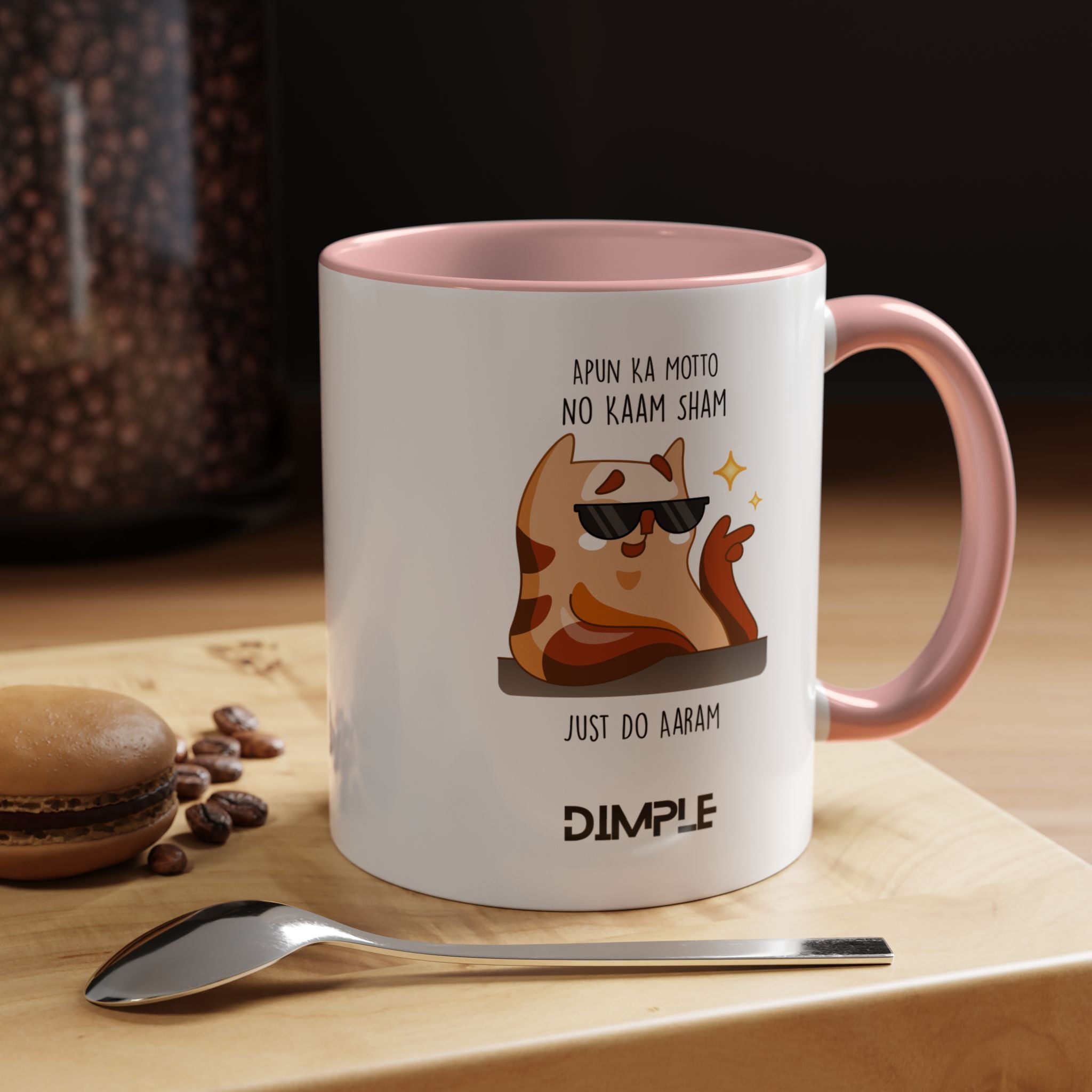 Apun Ka Motto | Funny Coffee Mug, Sarcastic Tea Cup, Unique Gift Idea