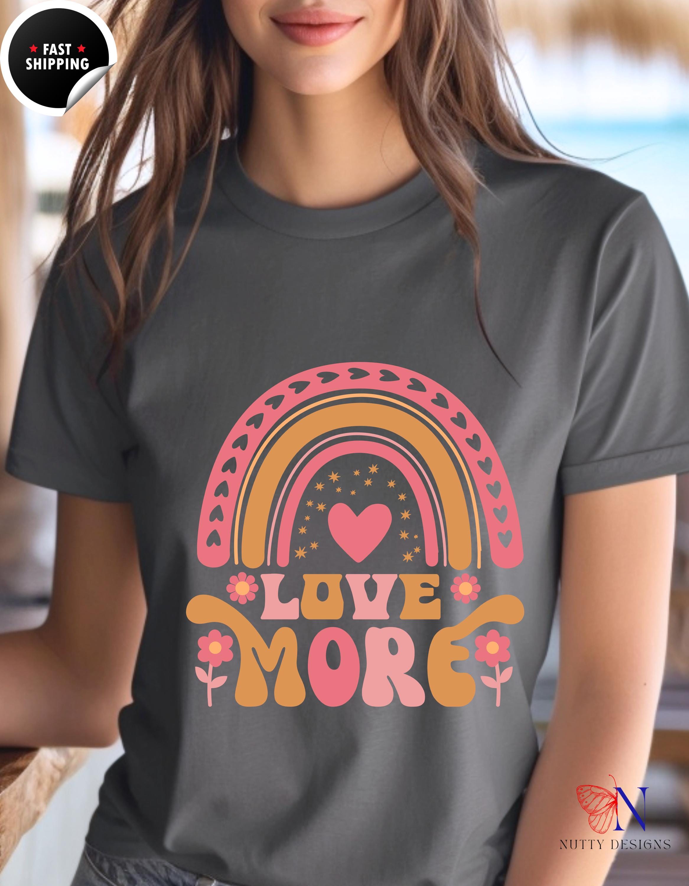 Love More Tshirt – Inspirational Quote Tee, Unisex Apparel, Soft Cotton, Perfect Gift for Friends & Family, Graphic Tee