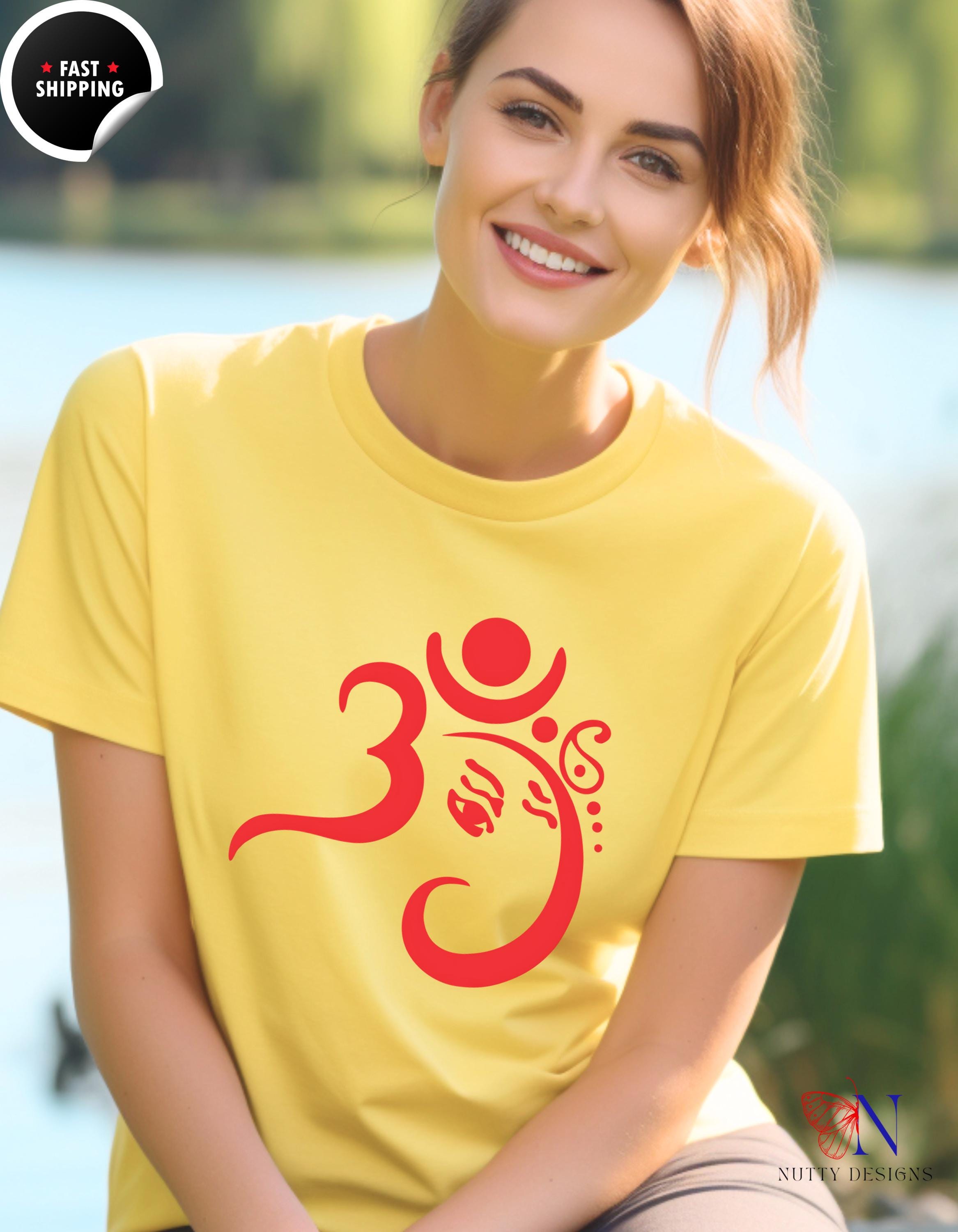 Ganesha T-Shirt | Divine God Graphic Tee for Diwali, Navratri & Durga Pooja | Hindu Religion Gift for Celebrations