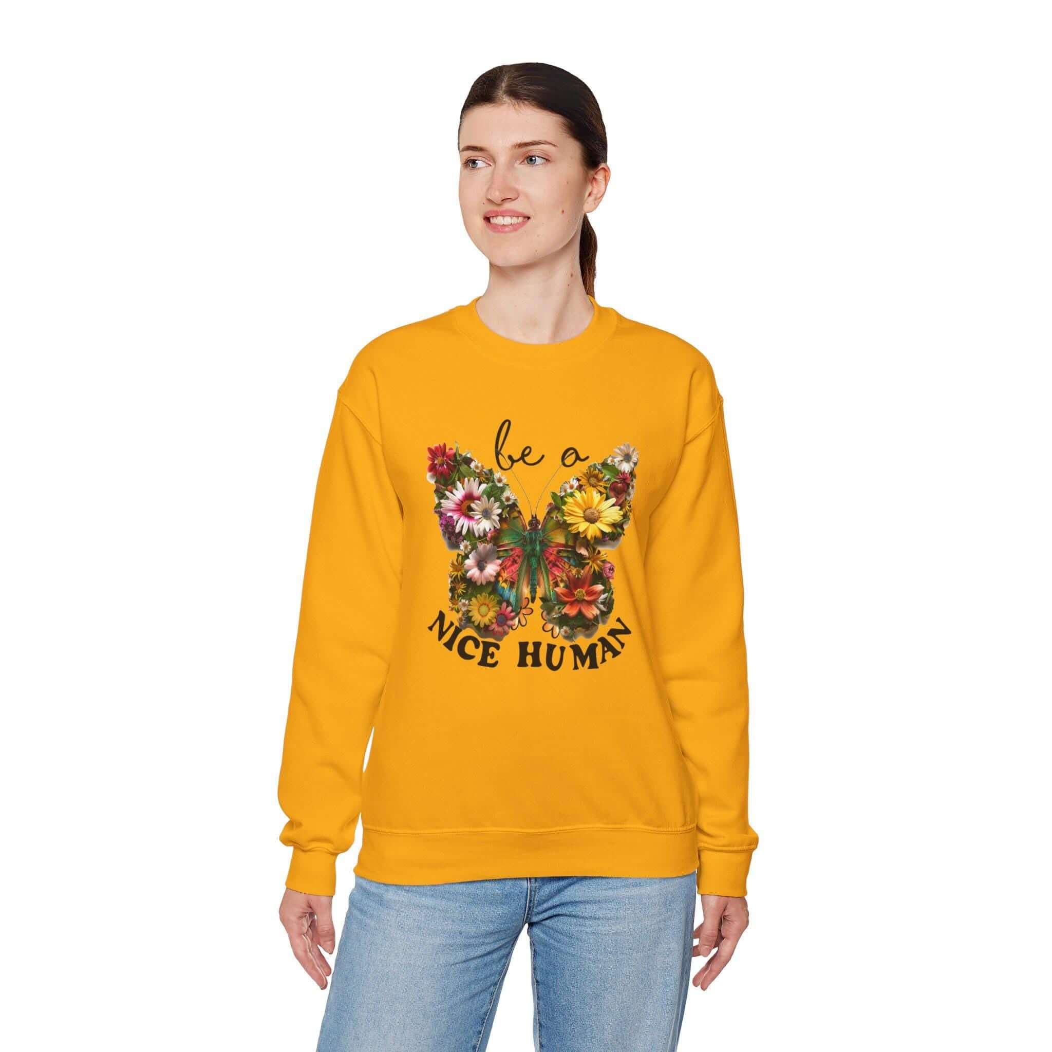 Be A Nice Human Friends Family Cozy Casual Wear Positive Message Ap...