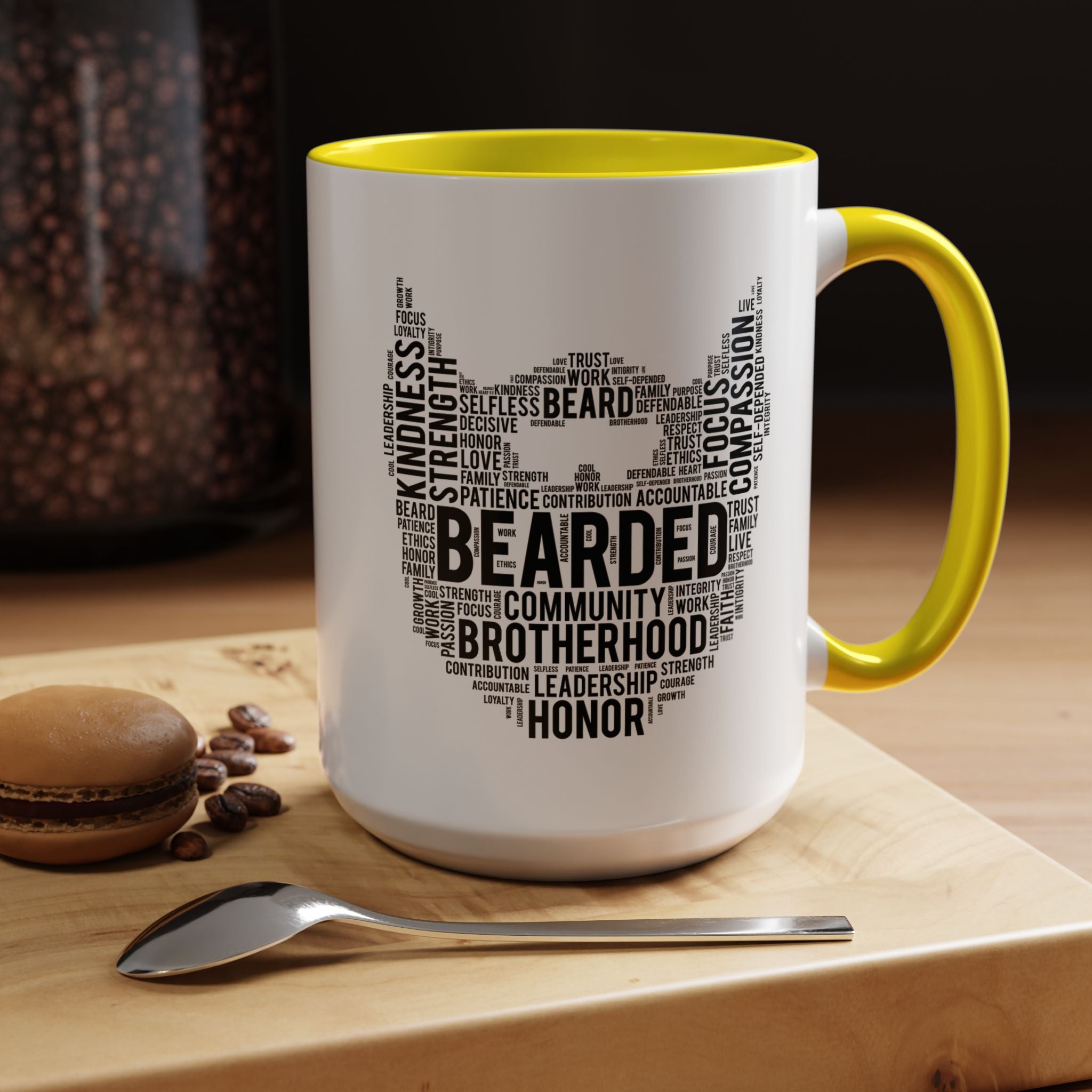 Bearded Funny Coffee Mug, Sarcastic Tea Cup, Unique Gift Idea