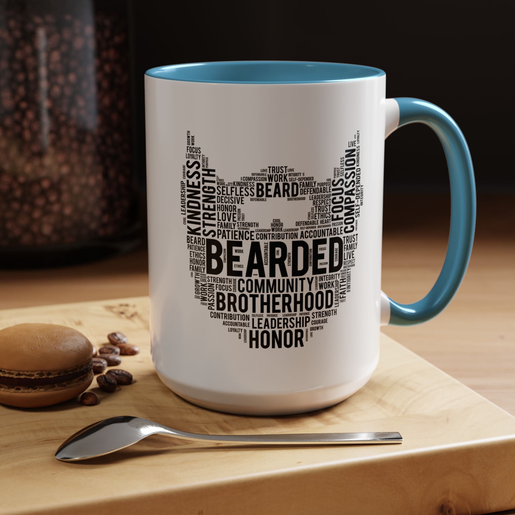 Bearded Funny Coffee Mug, Sarcastic Tea Cup, Unique Gift Idea