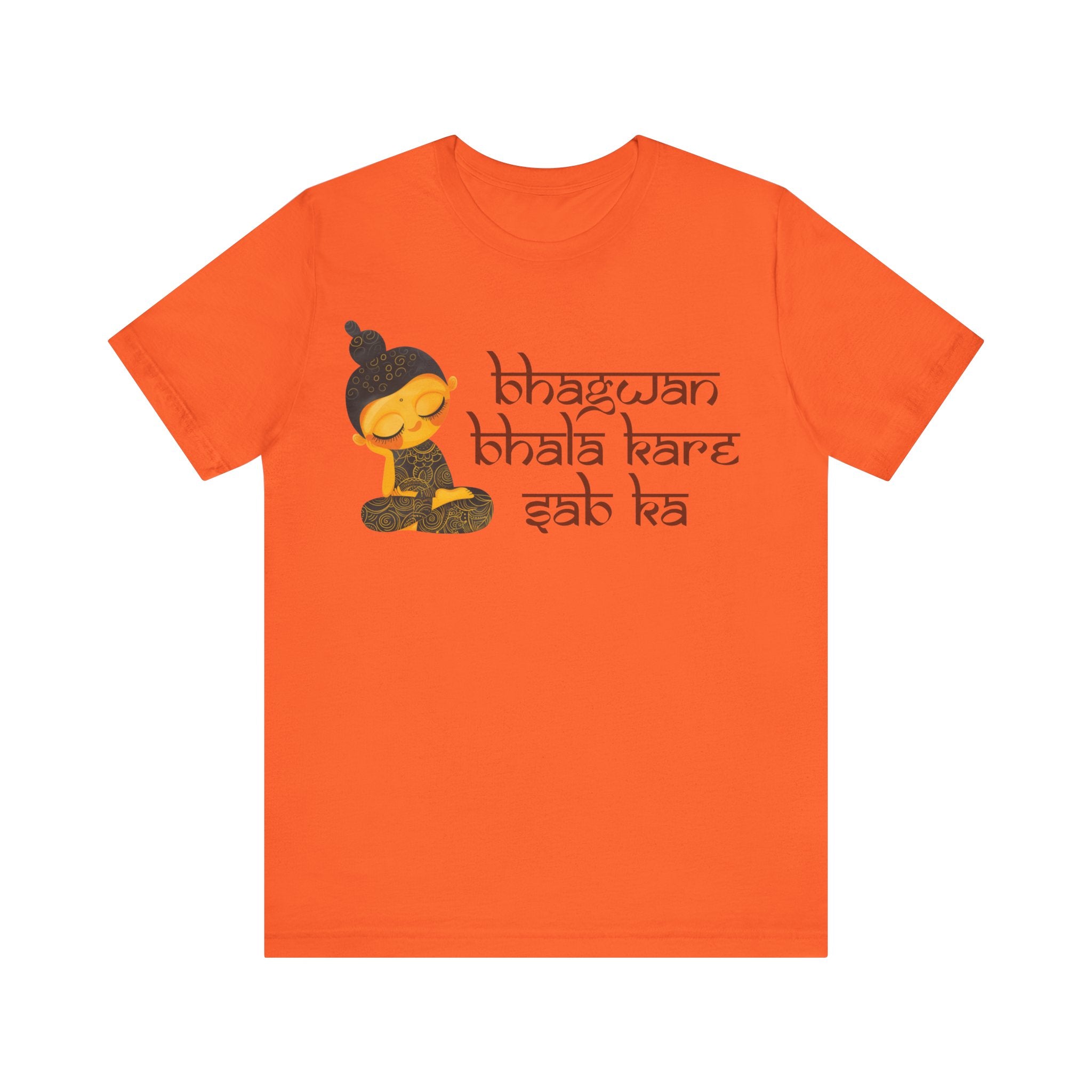 Bhagwan Bhala Kare Sab Ka Desi Jersey Short Sleeve Personalized Fun...