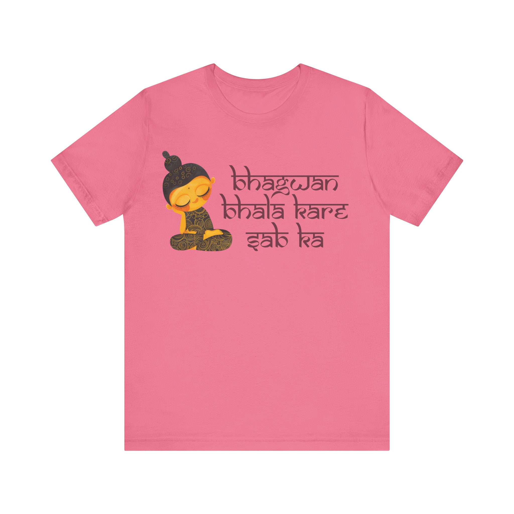 Bhagwan Bhala Kare Sab Ka Desi Jersey Short Sleeve Personalized Fun...