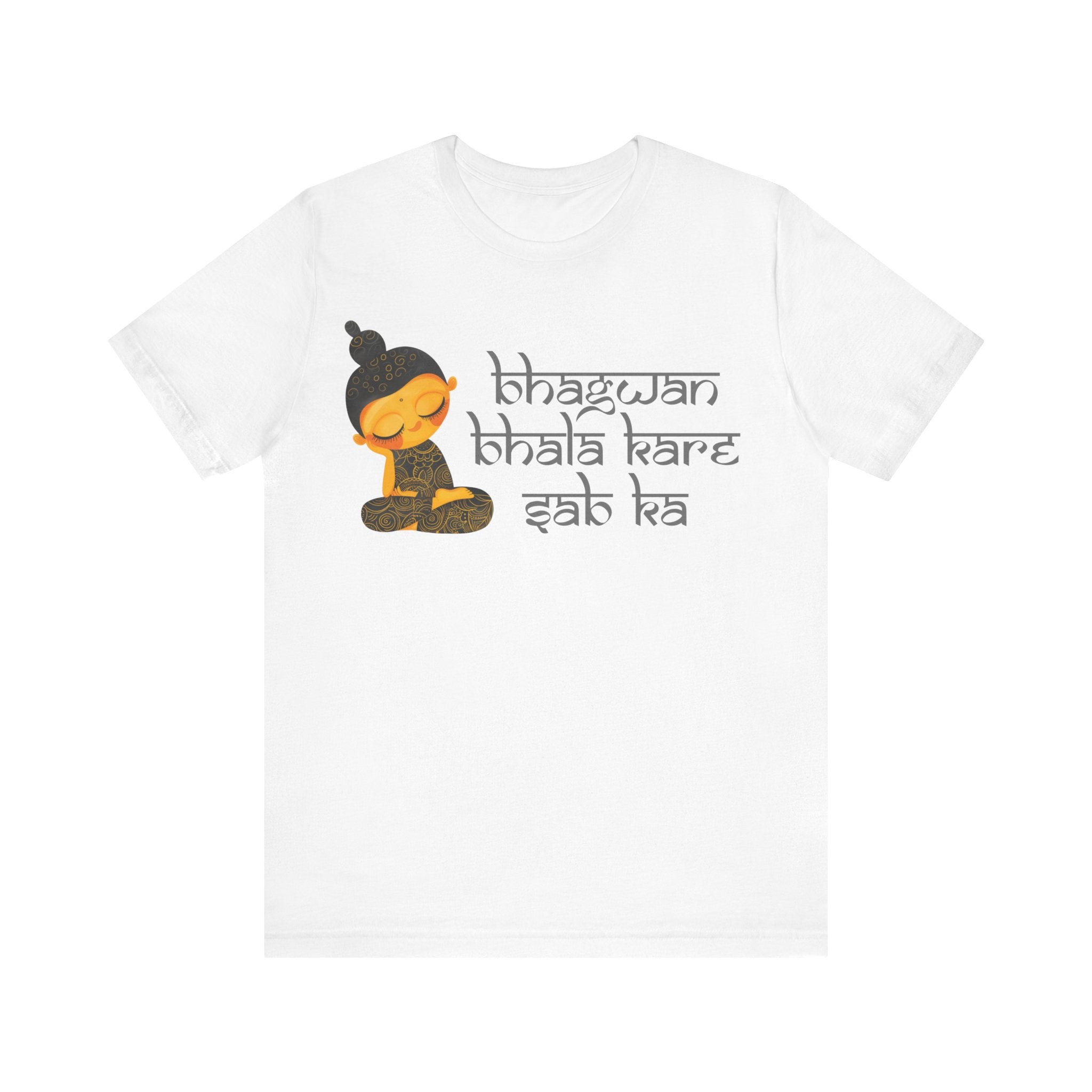 Bhagwan Bhala Kare Sab Ka Desi Jersey Short Sleeve Personalized Fun...
