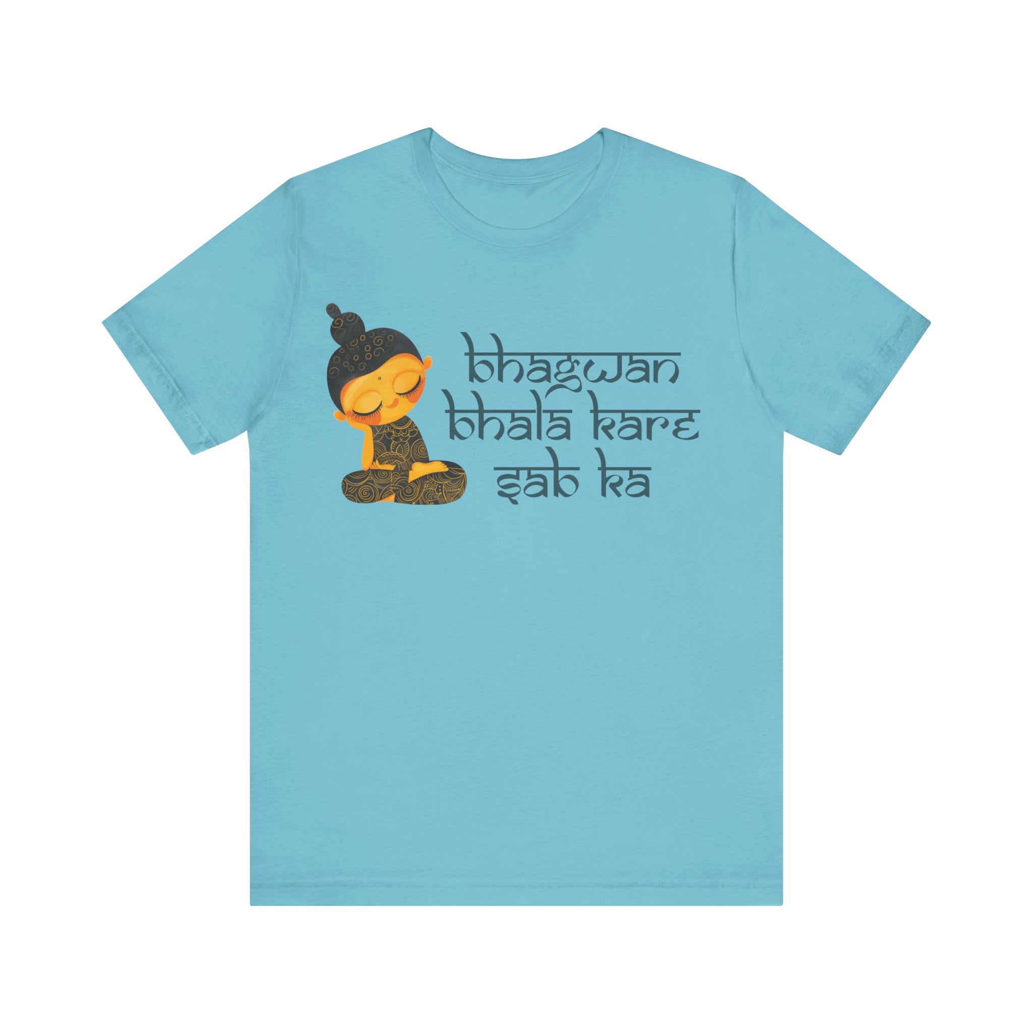 Bhagwan Bhala Kare Sab Ka Desi Jersey Short Sleeve Personalized Fun...