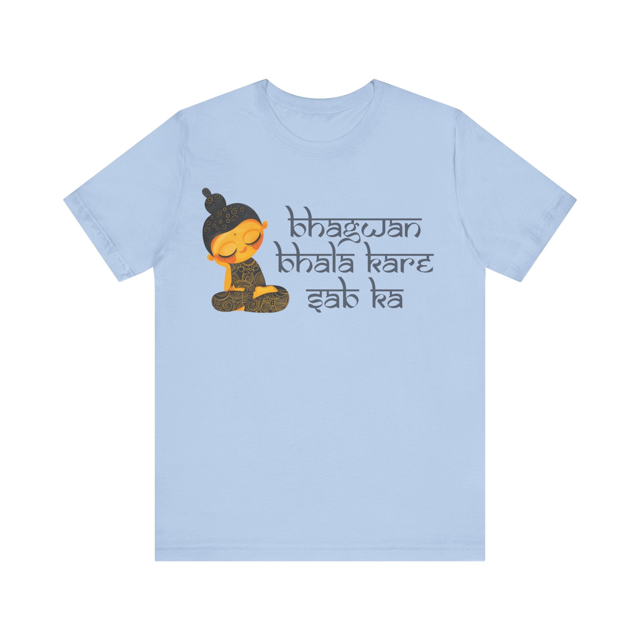 Bhagwan Bhala Kare Sab Ka Desi Jersey Short Sleeve Personalized Fun...