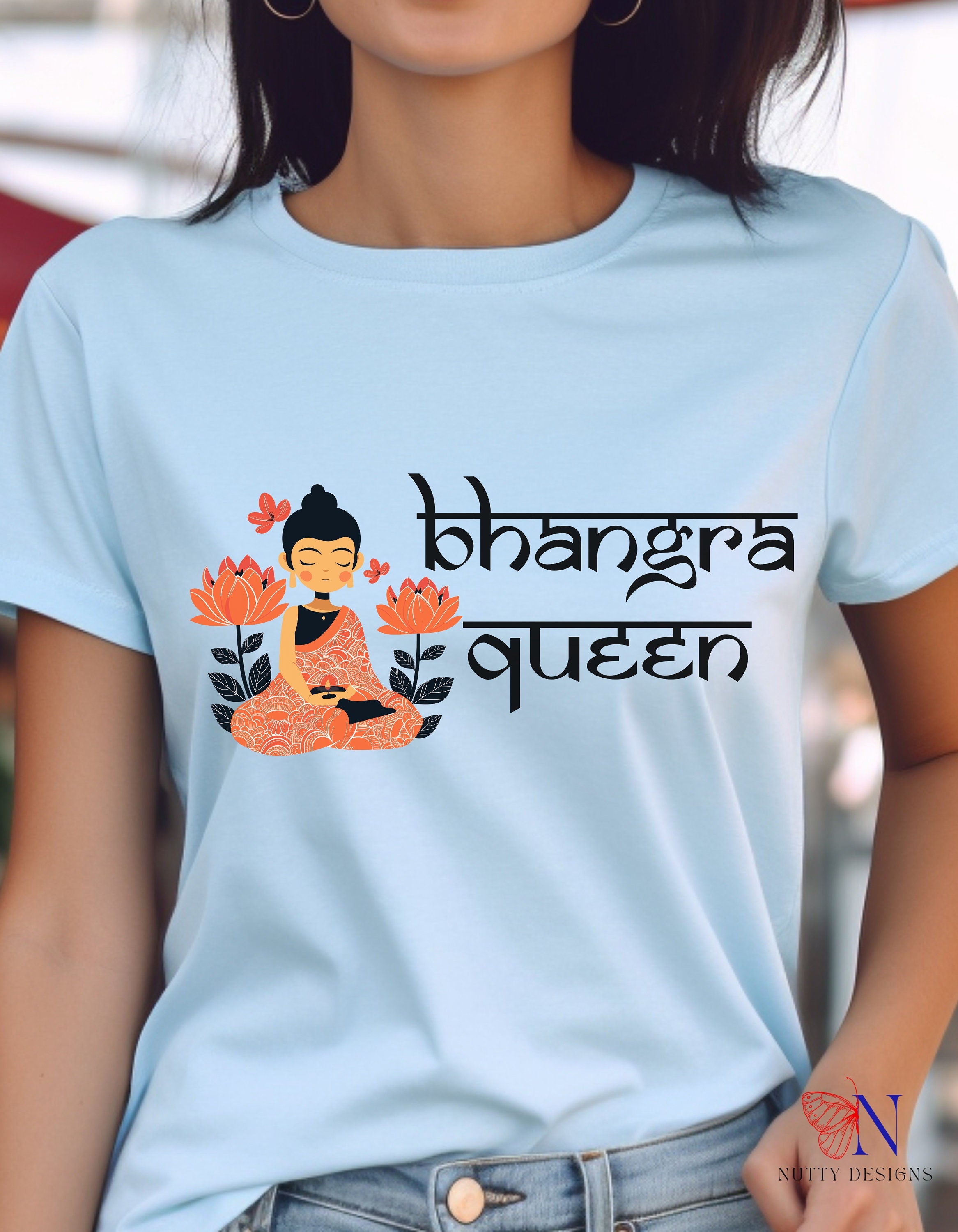 Bhangra Queen Indian Slogan Desi Swag Pakistani Brown Humor Punny P...