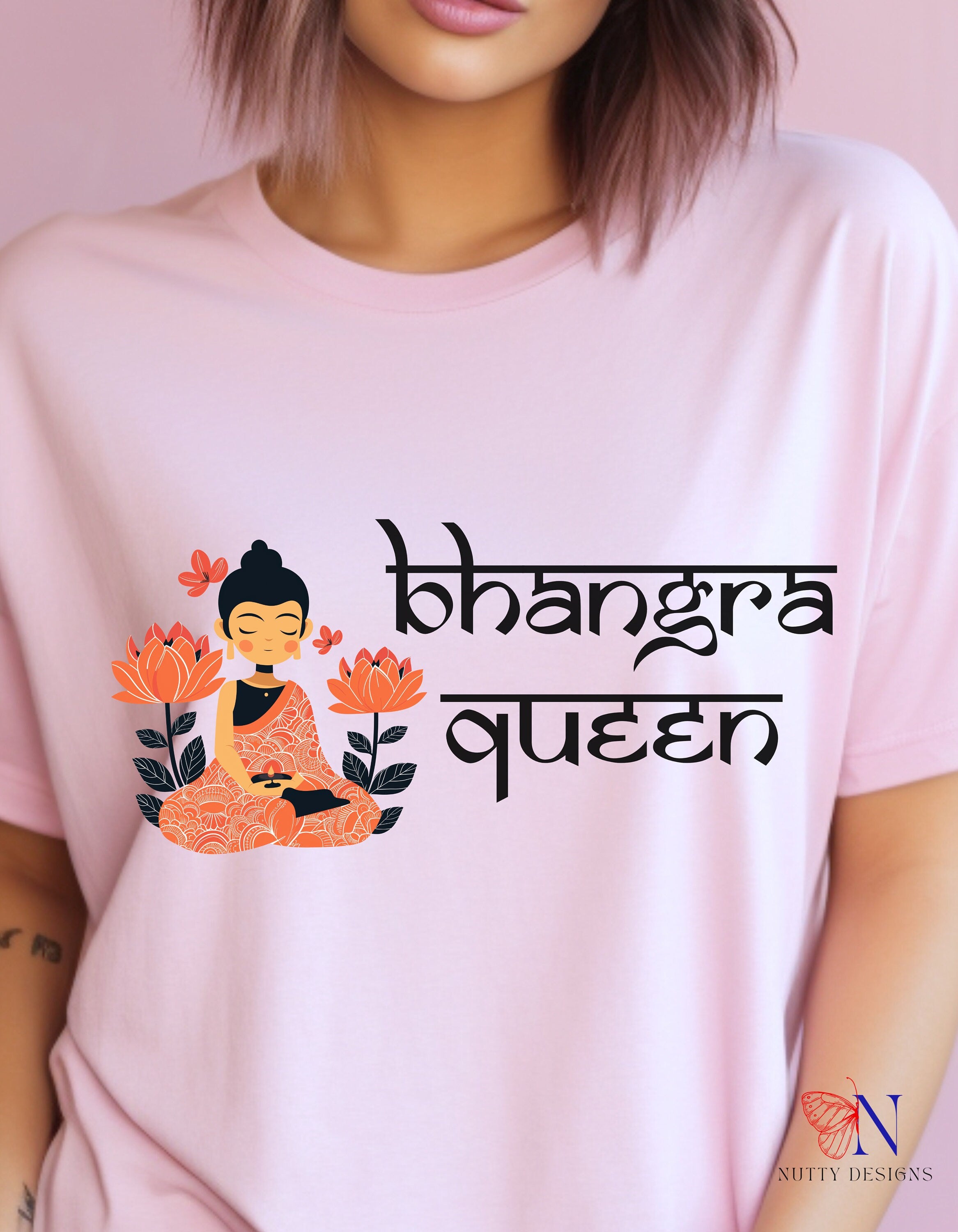 Bhangra Queen Indian Slogan Desi Swag Pakistani Brown Humor Punny P...