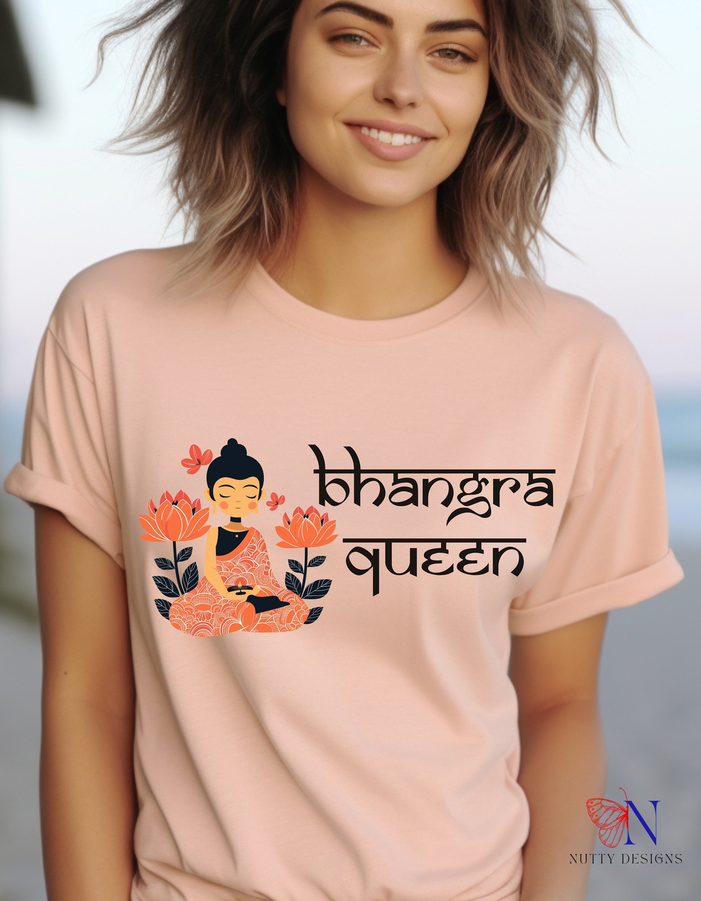 Bhangra Queen Indian Slogan Desi Swag Pakistani Brown Humor Punny P...