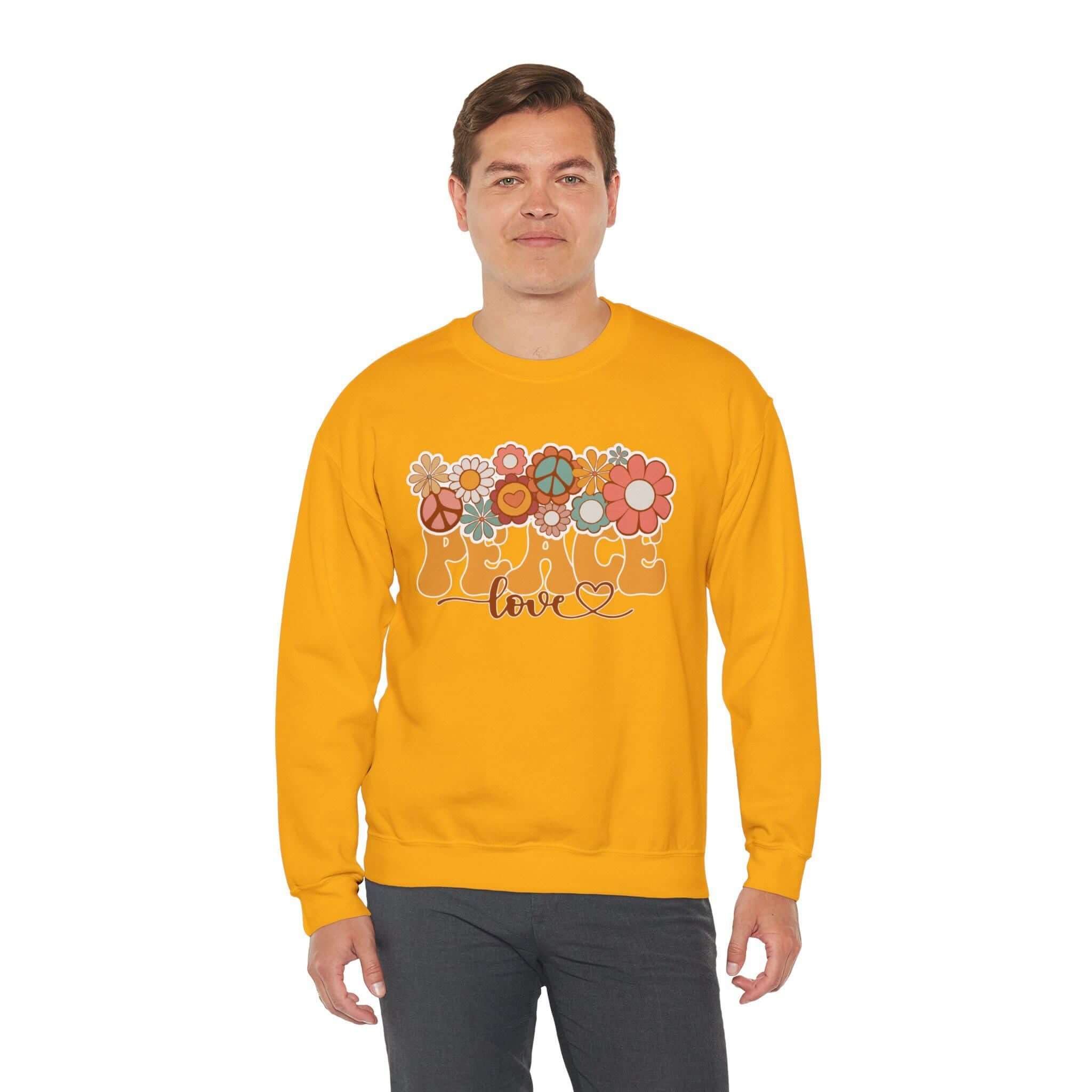 Boho Peace Love Sweatshirt