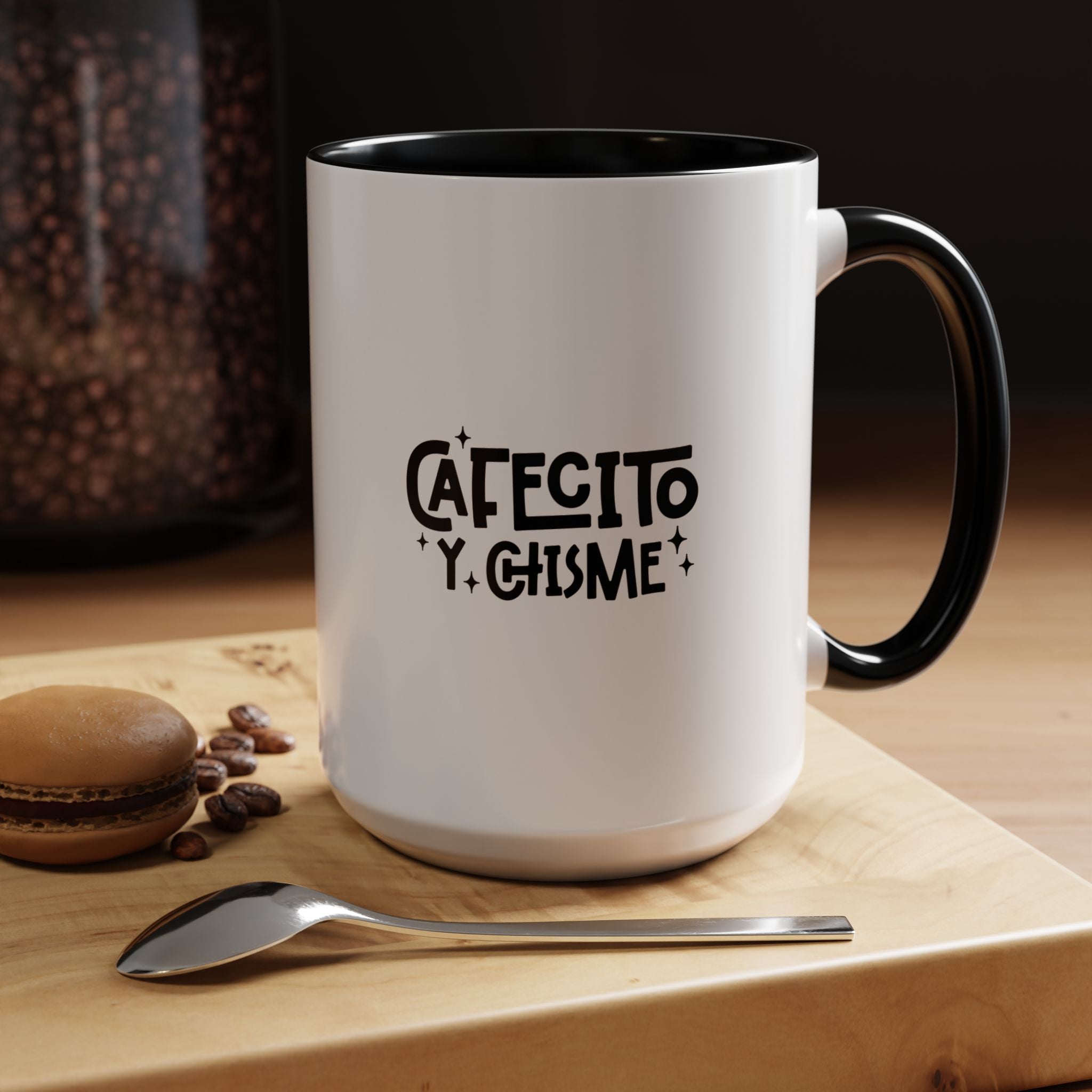 Cafecito y Chisme | Funny Coffee Mug, Sarcastic Tea Cup, Unique Gift Idea