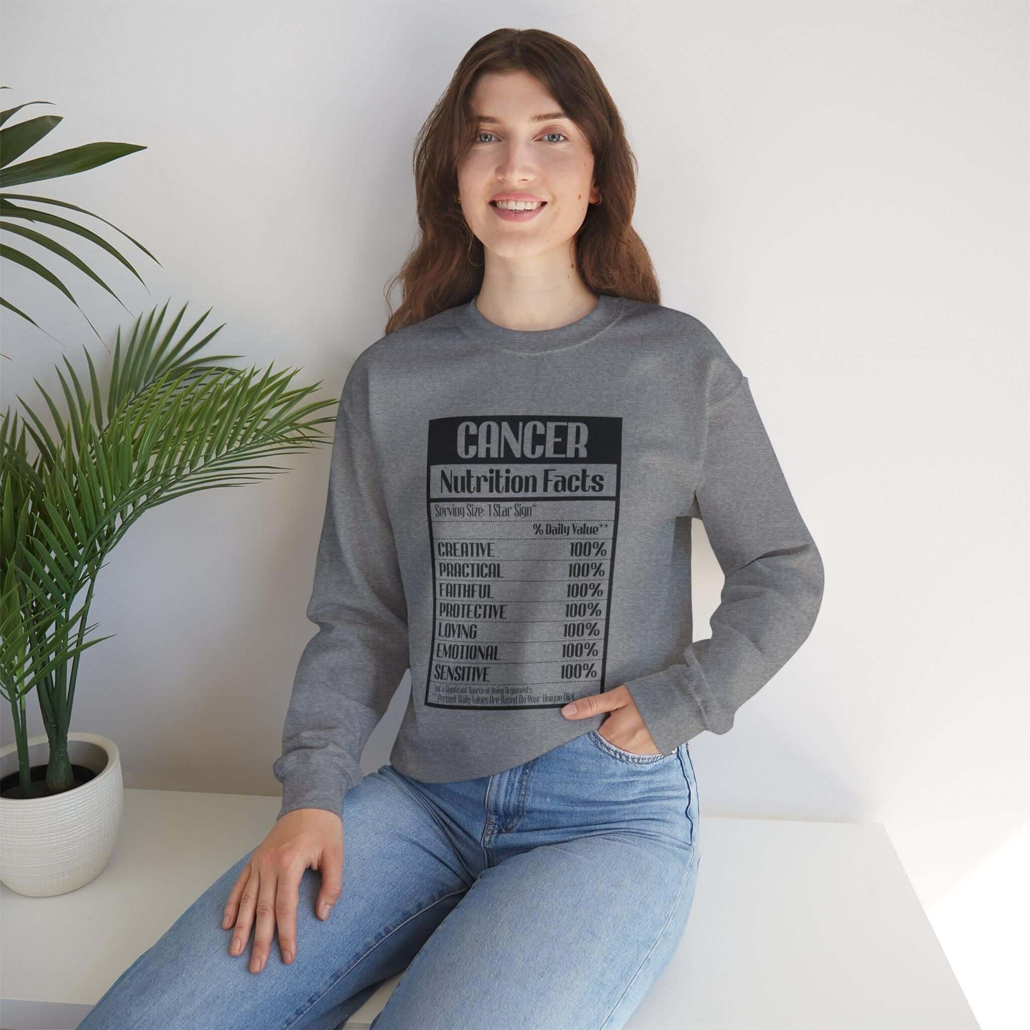 Cancer Nutrition Facts Sweatshirt