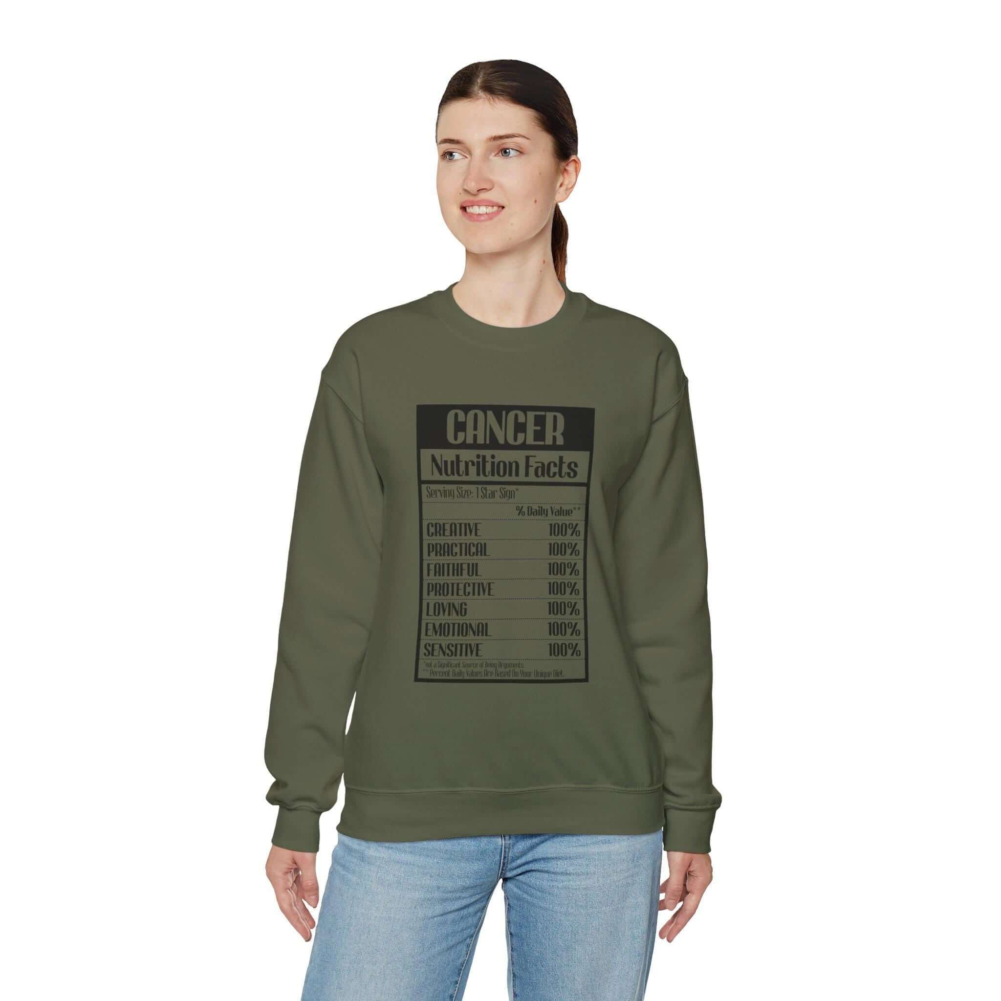 Cancer Nutrition Facts Sweatshirt