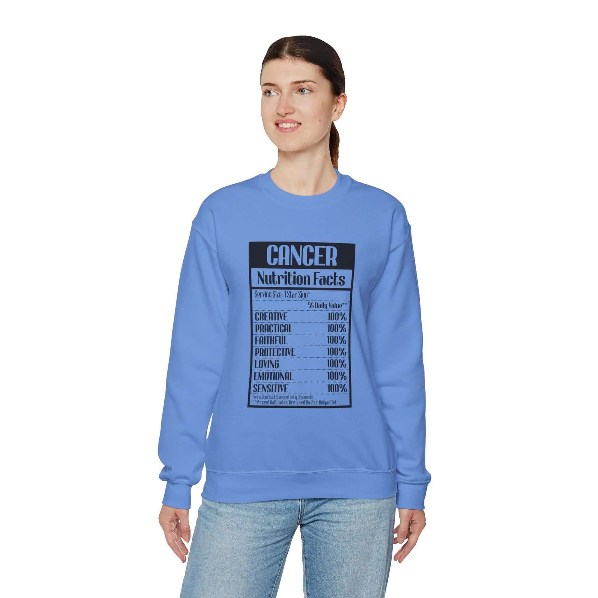 Cancer Nutrition Facts Sweatshirt