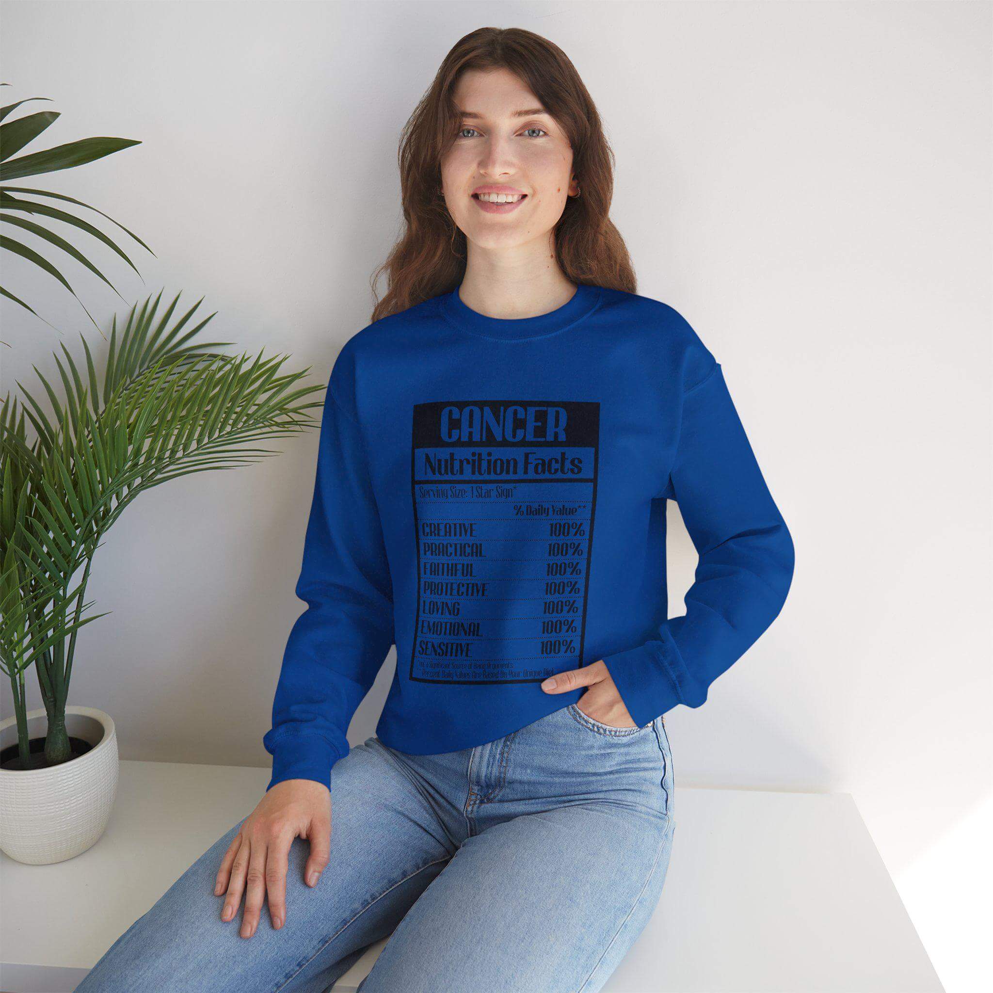 Cancer Nutrition Facts Sweatshirt
