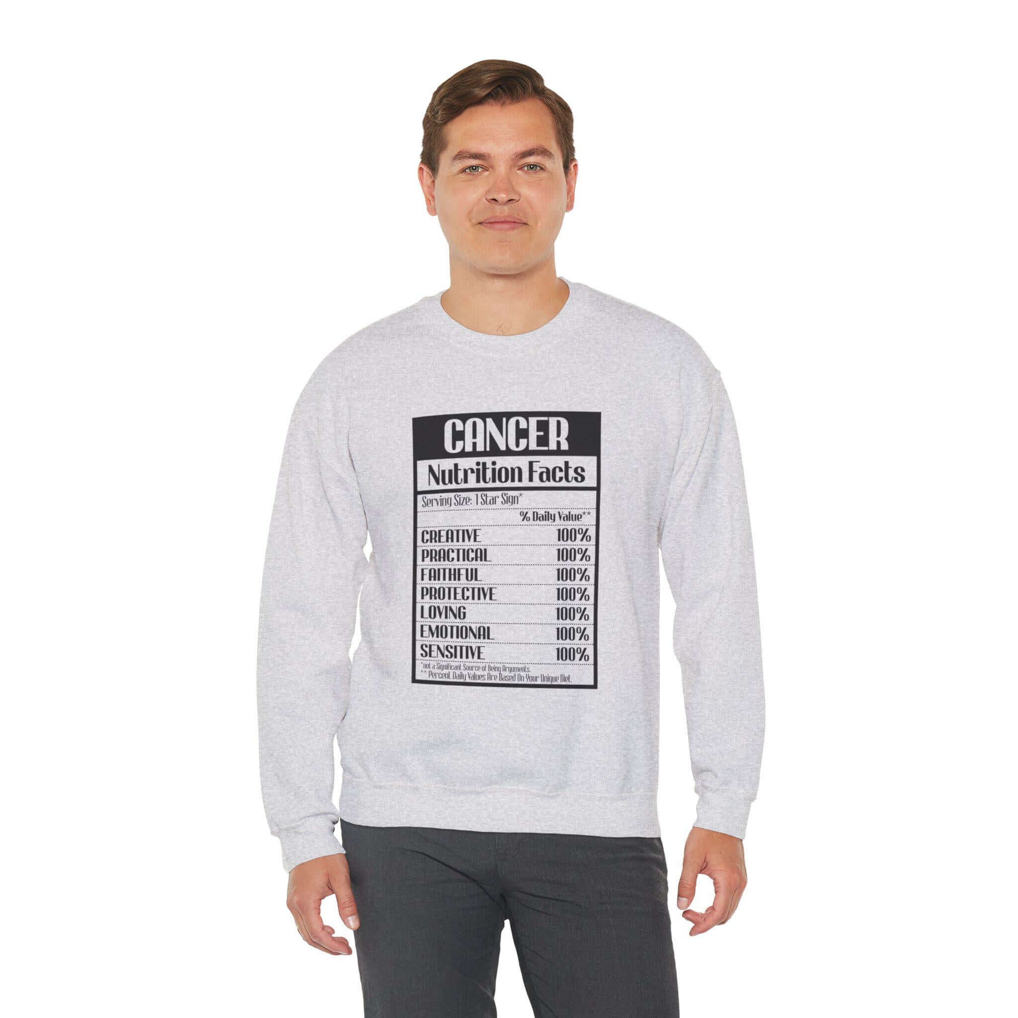 Cancer Nutrition Facts Sweatshirt