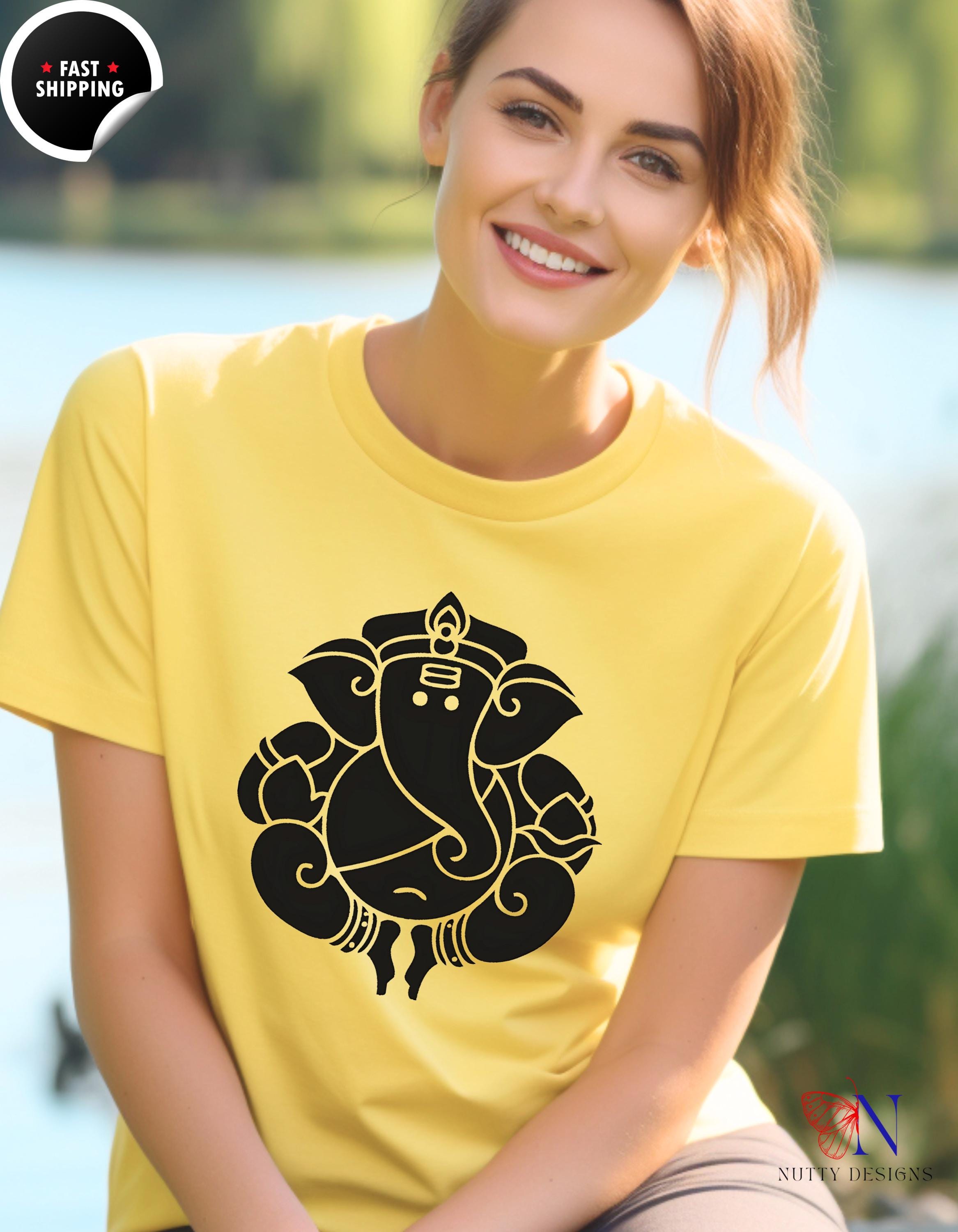 Ganesha Chintamani Graphic T-Shirt | Hindu Art Tee , Unique Design for Spiritual Style & Casual Wear