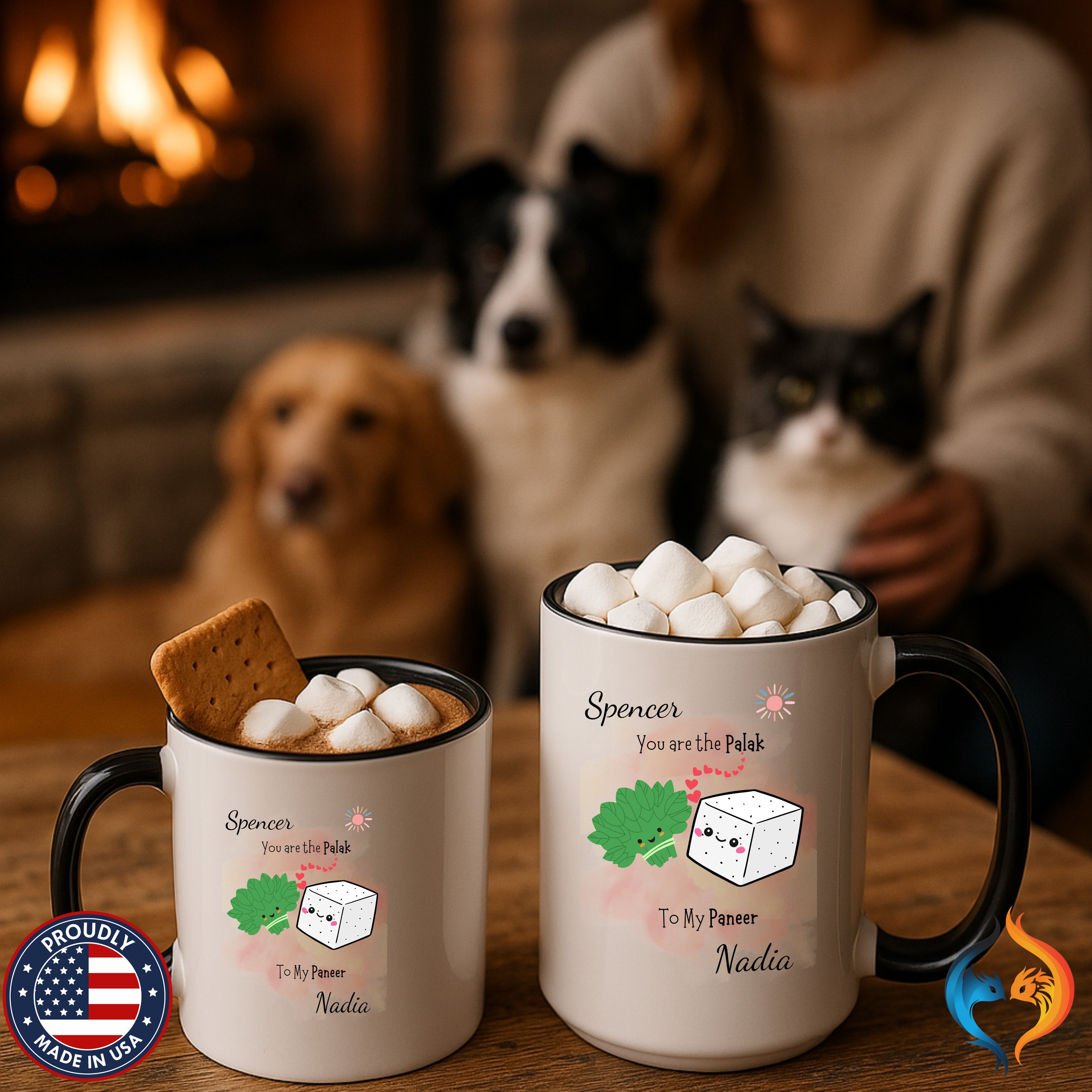 Desi Romantic Mug - You Are the Palak to My Paneer — view 26 — alternate clean view