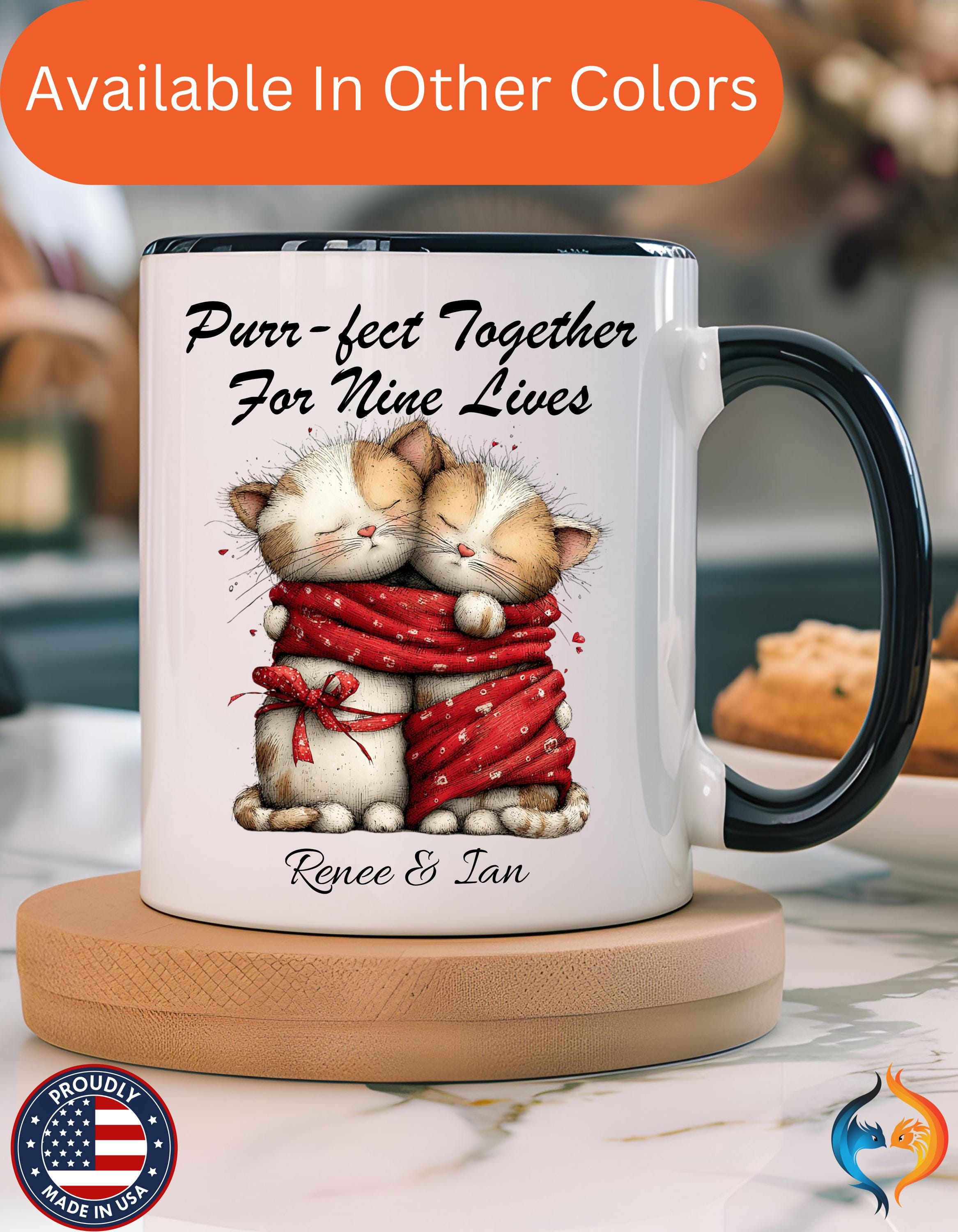 Purr fect Together For Nine Lives Mug Product Photo | Nutty Designs — alternate clean view