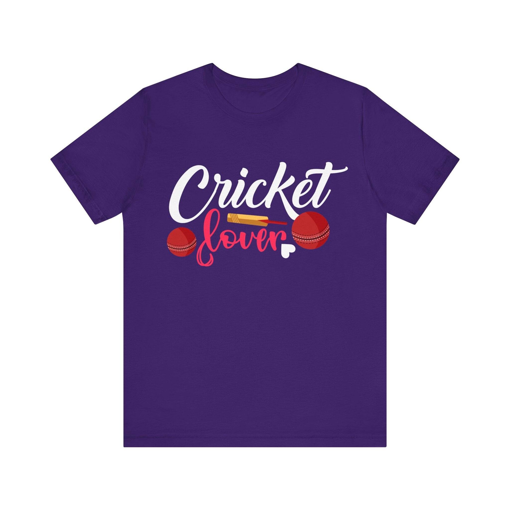 Cricket Lover Unique  fashion cricket lover gift tshirt ideas, IPL/T20 world cup  Jersey Short Sleeve Tee