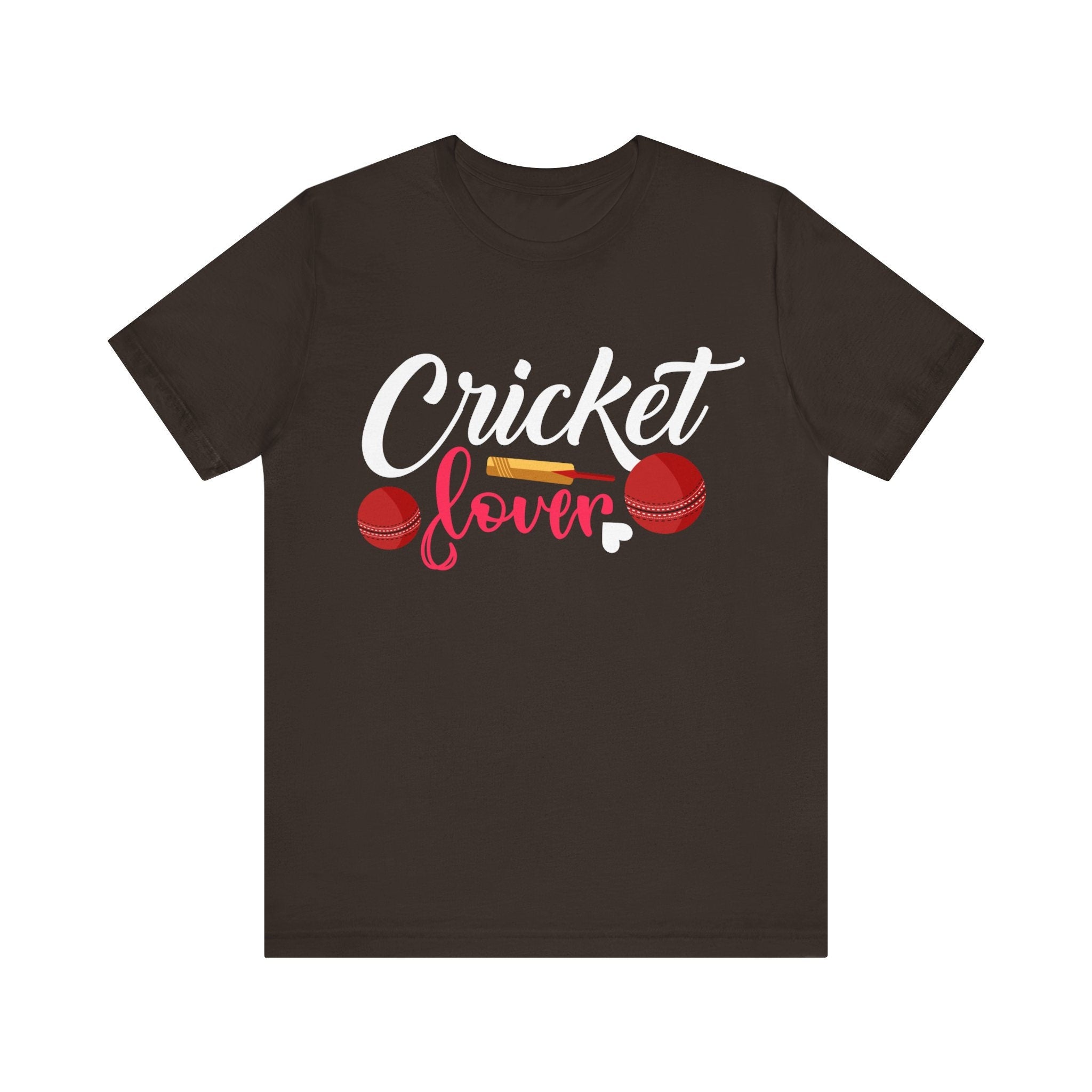 Cricket Lover Unique  fashion cricket lover gift tshirt ideas, IPL/T20 world cup  Jersey Short Sleeve Tee