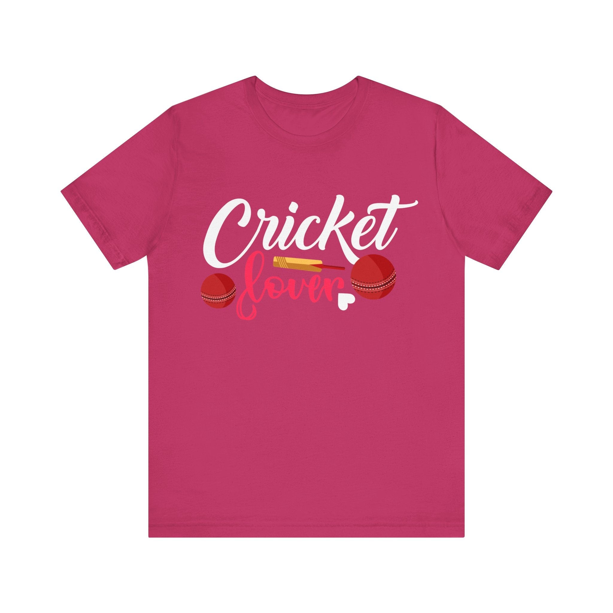 Cricket Lover Unique  fashion cricket lover gift tshirt ideas, IPL/T20 world cup  Jersey Short Sleeve Tee