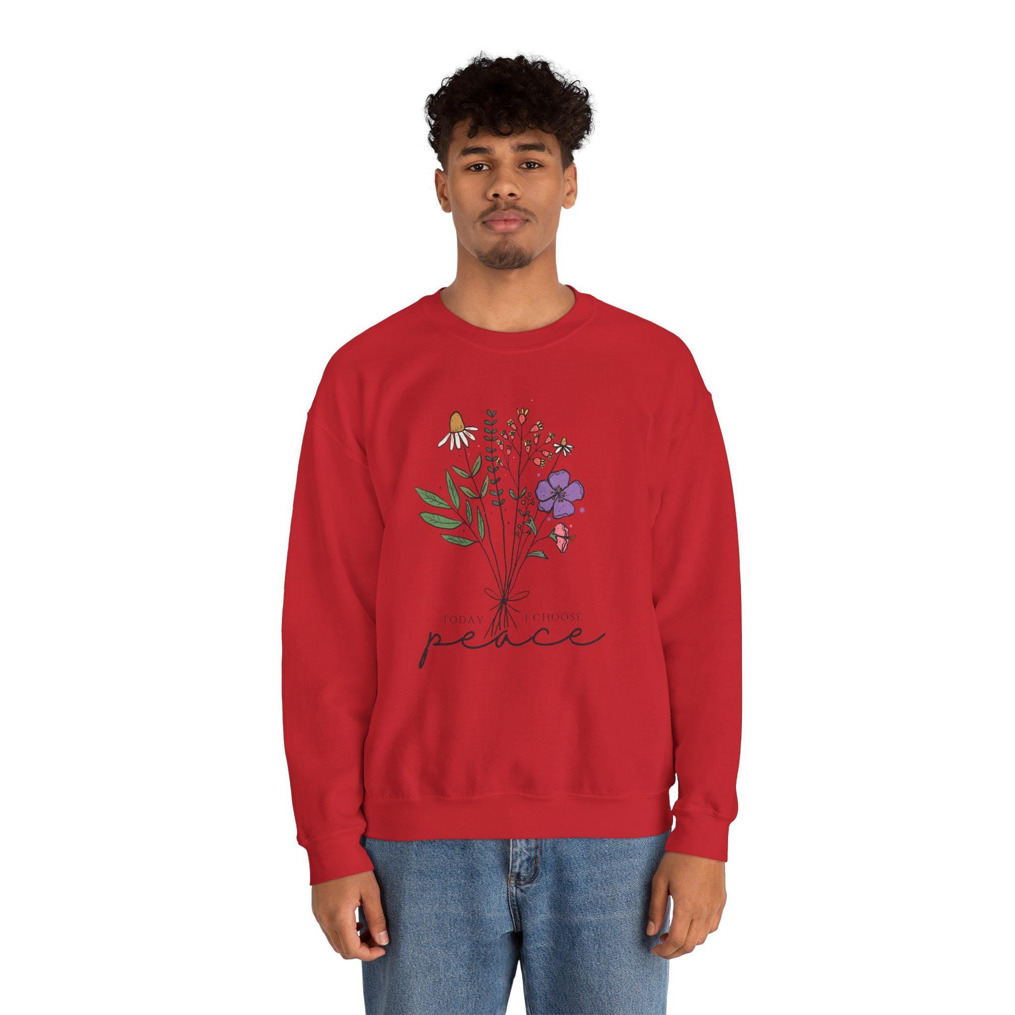 Today I Chose Peace Cozy Stylish Peaceful Apparel Perfect Mindfulne...