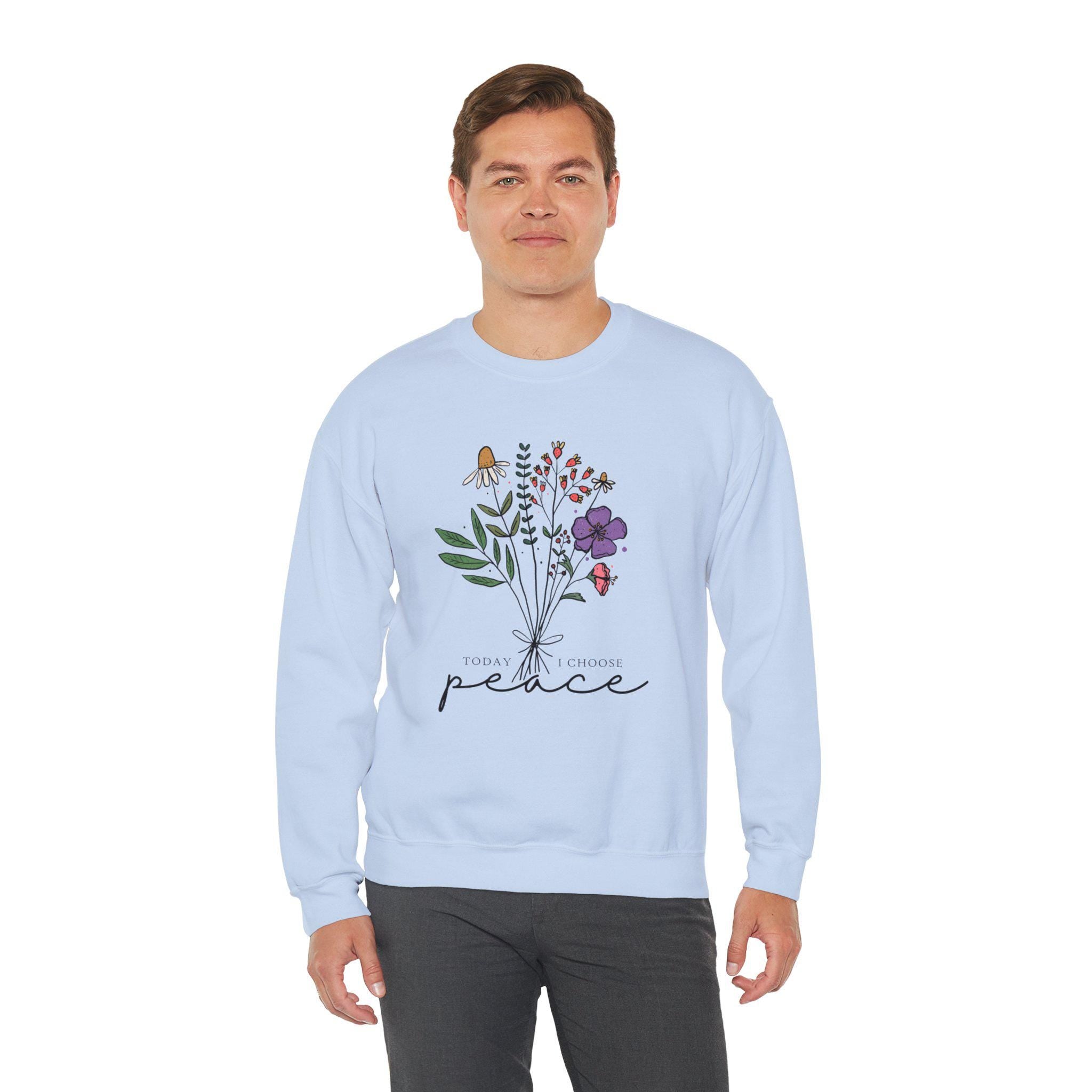 Today I Chose Peace Cozy Stylish Peaceful Apparel Perfect Mindfulne...