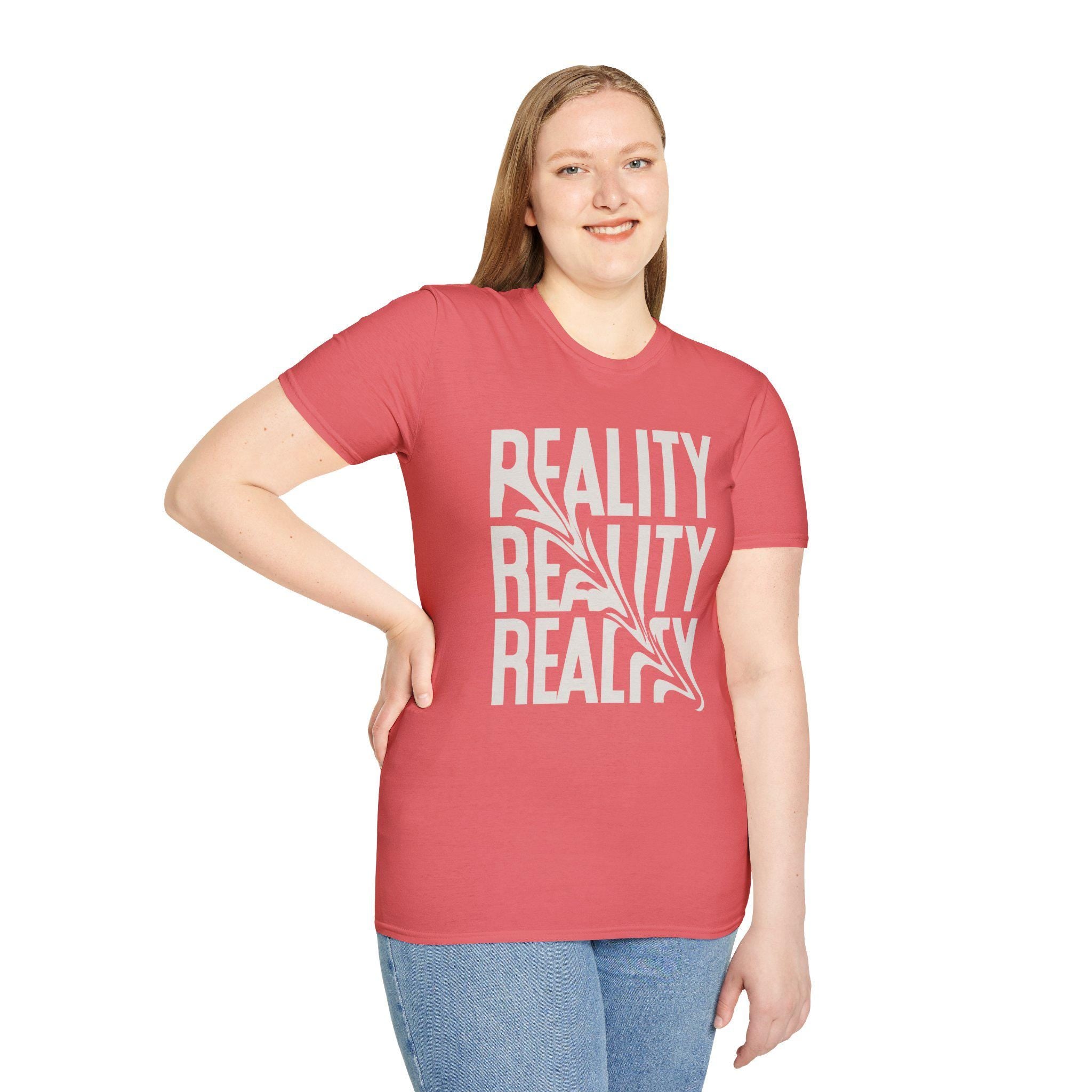 Reality Distorted T-shirt | Unique Graphic Tee | Trendy Casual Wear for Men & Women | Streetwear Fashion