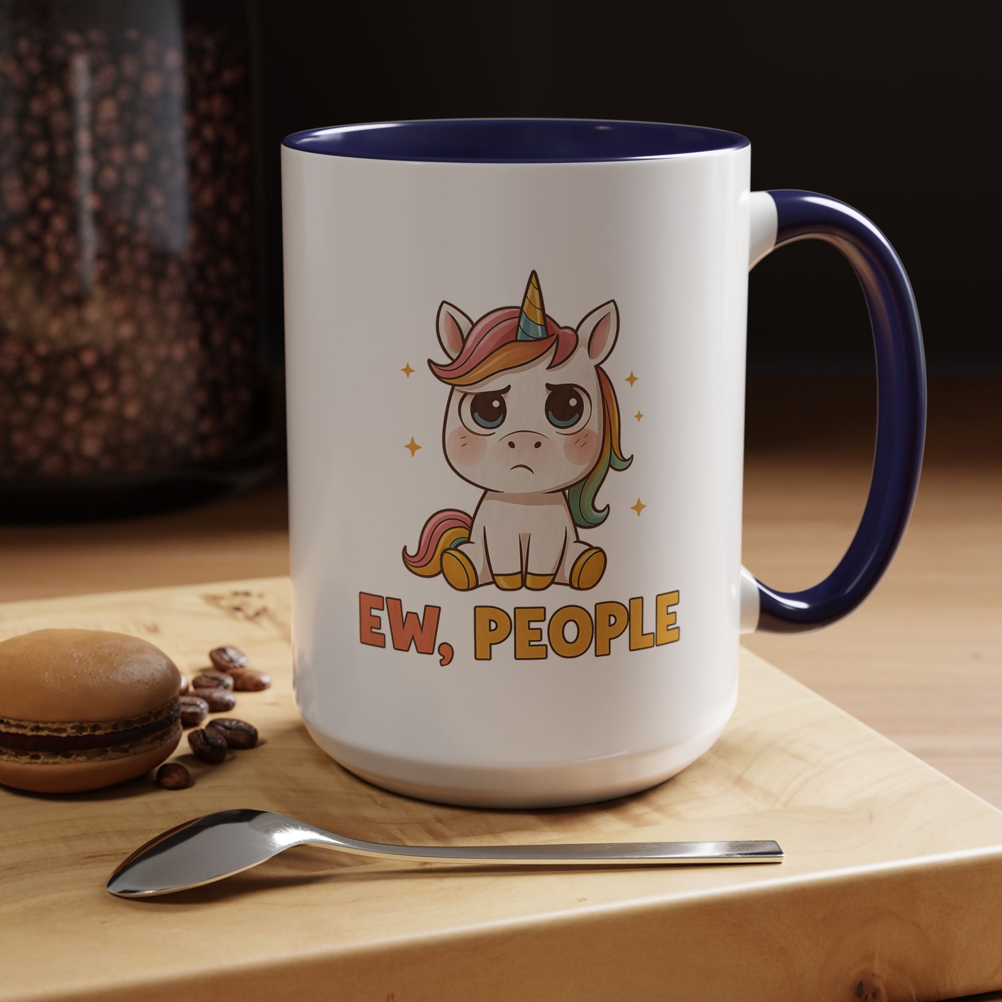 Ew, People | Funny Coffee Mug, Sarcastic Tea Cup, Unique Gift Idea