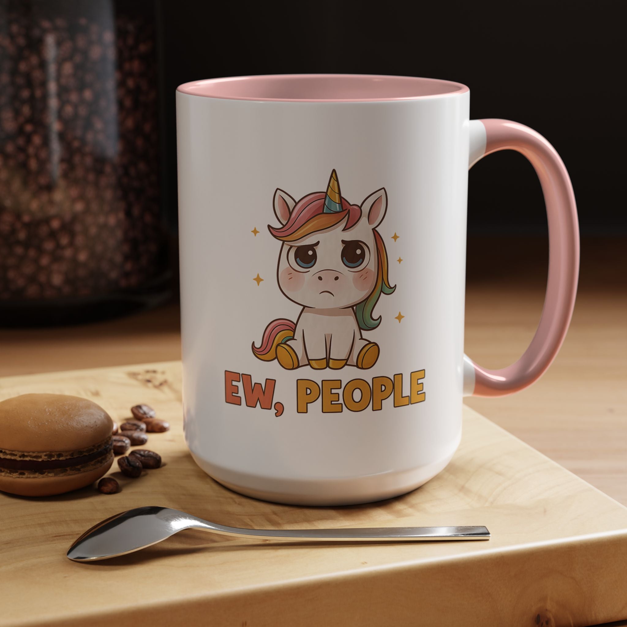 Ew, People | Funny Coffee Mug, Sarcastic Tea Cup, Unique Gift Idea