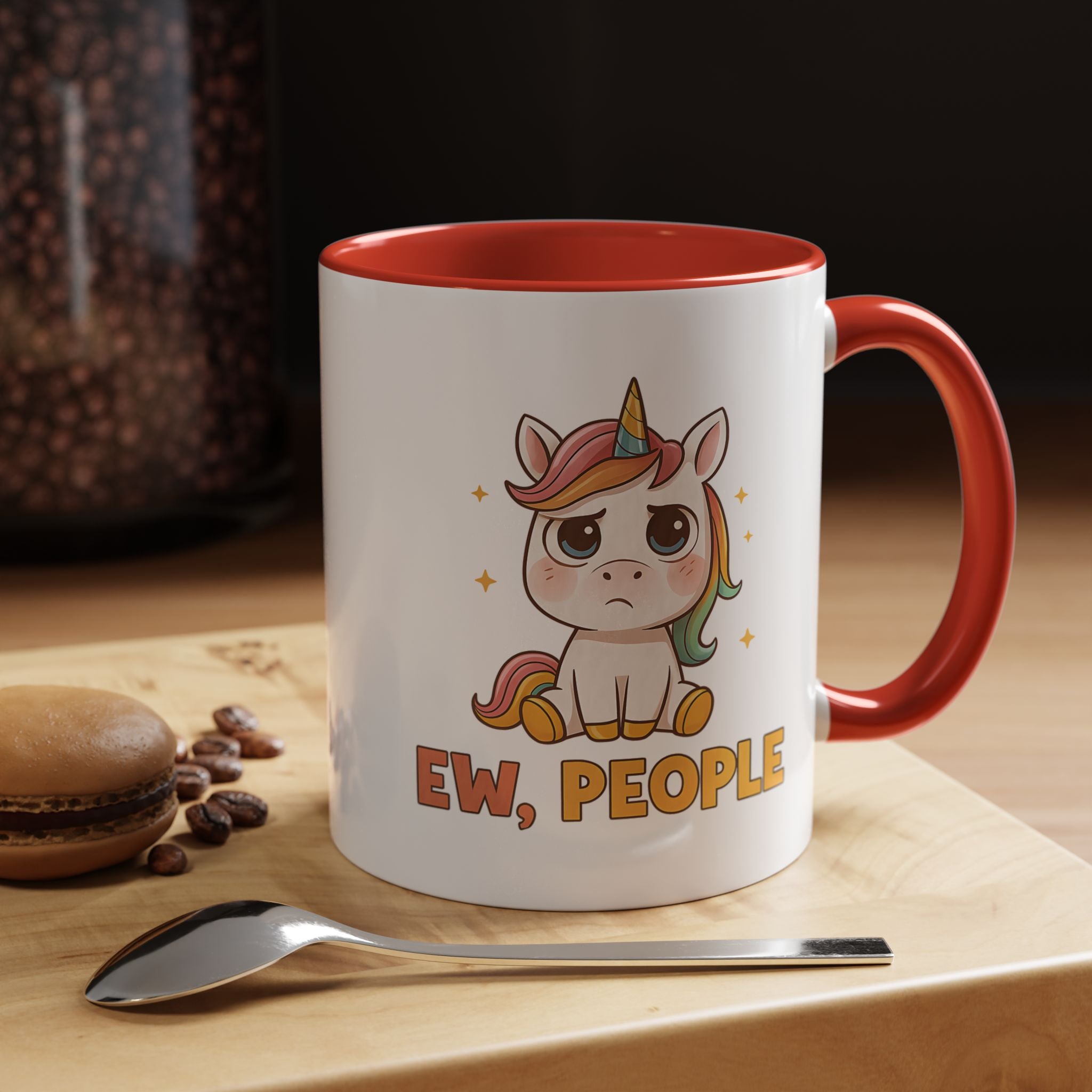 Ew, People | Funny Coffee Mug, Sarcastic Tea Cup, Unique Gift Idea