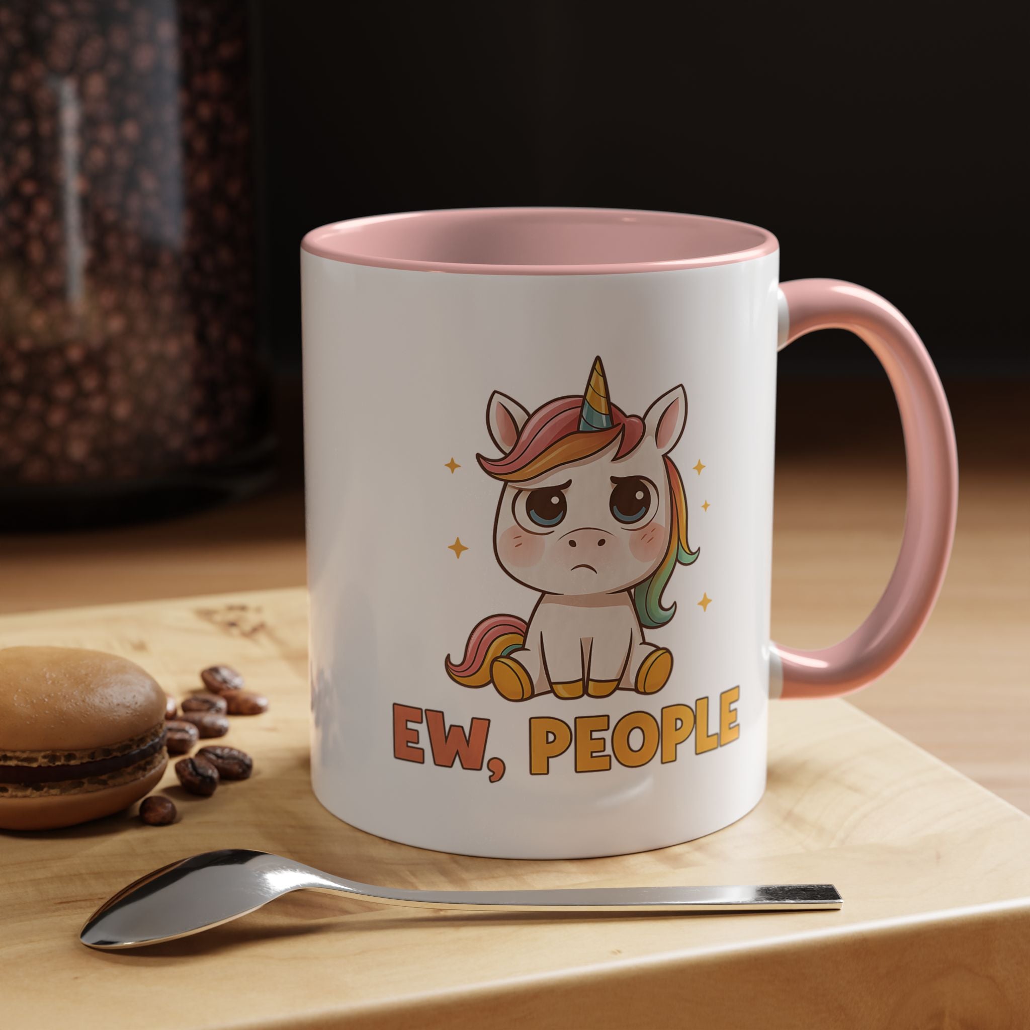 Ew, People | Funny Coffee Mug, Sarcastic Tea Cup, Unique Gift Idea