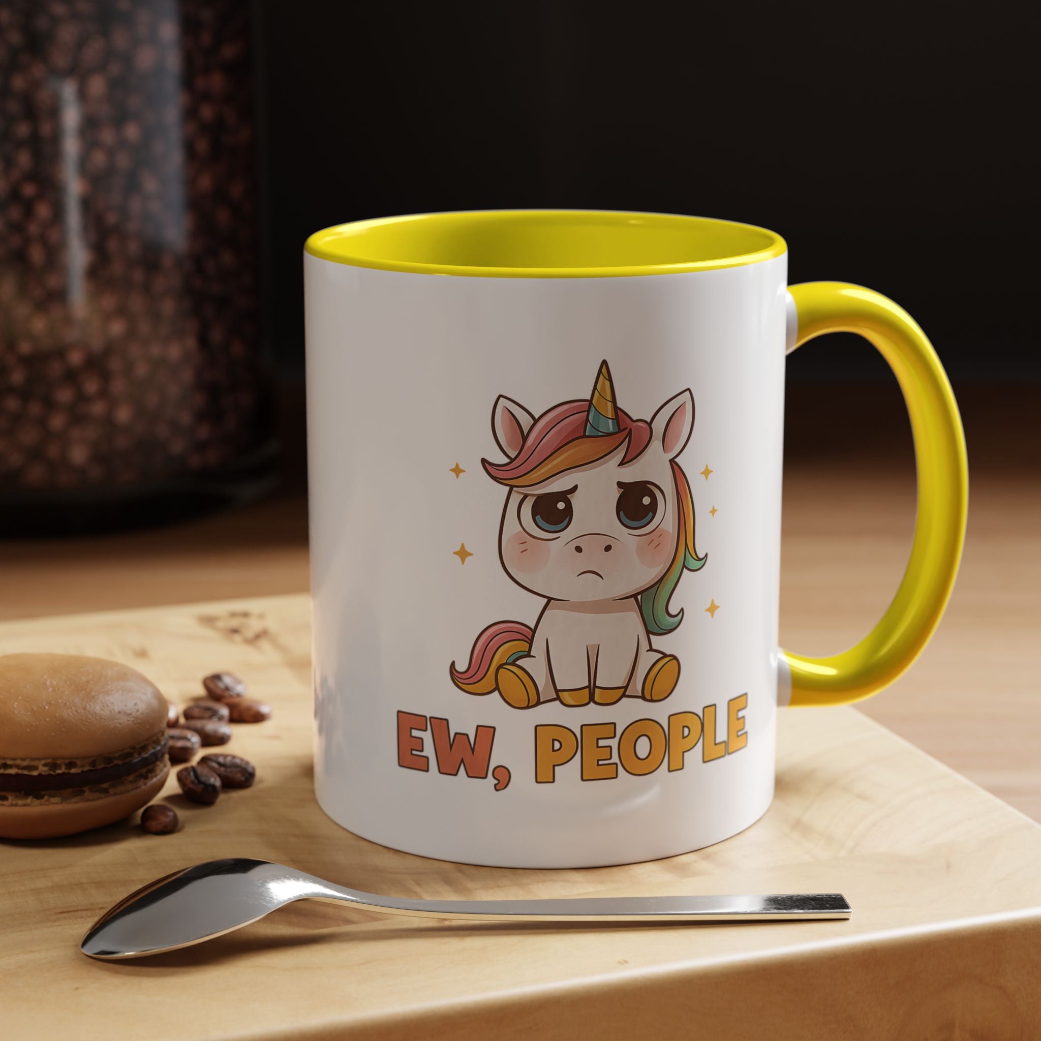 Ew, People | Funny Coffee Mug, Sarcastic Tea Cup, Unique Gift Idea