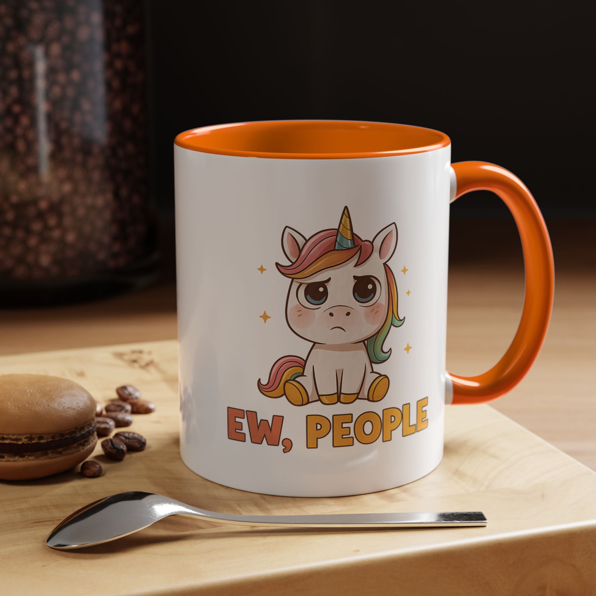 Ew, People | Funny Coffee Mug, Sarcastic Tea Cup, Unique Gift Idea