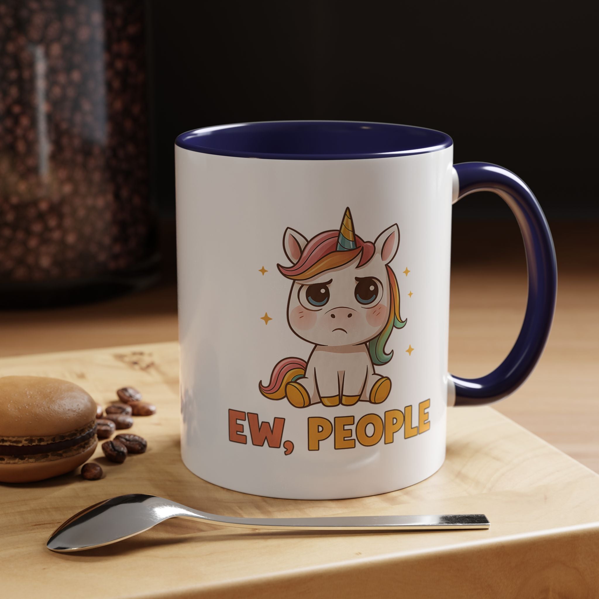 Ew, People | Funny Coffee Mug, Sarcastic Tea Cup, Unique Gift Idea