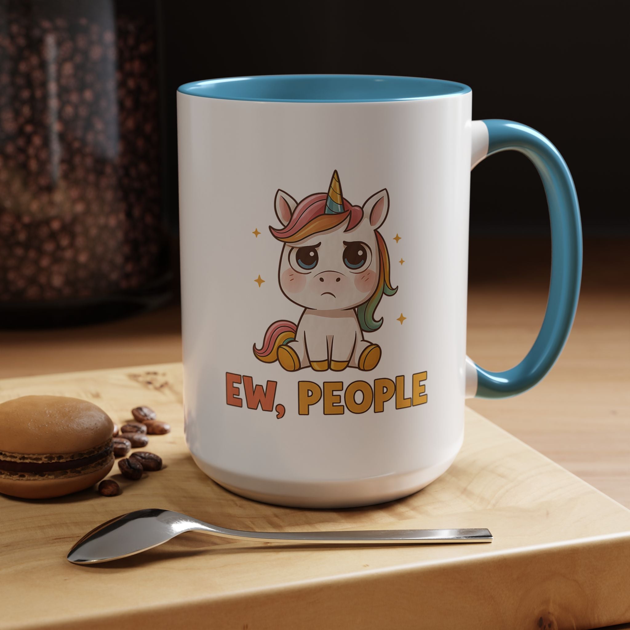 Ew, People | Funny Coffee Mug, Sarcastic Tea Cup, Unique Gift Idea